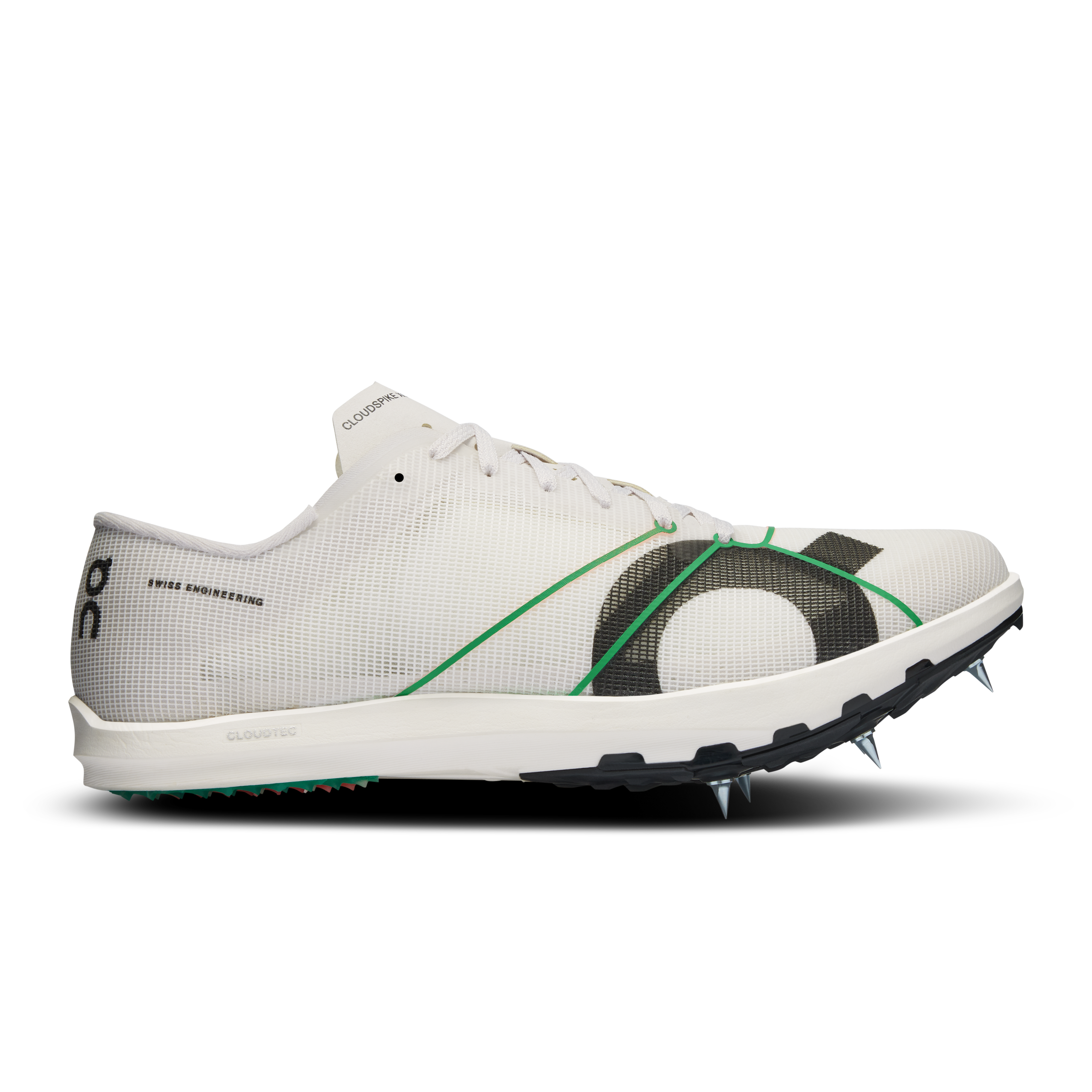 On Cloudspike XC Frost & White Femme – Compétition de cross-country longue distance, vitesse Chaussures