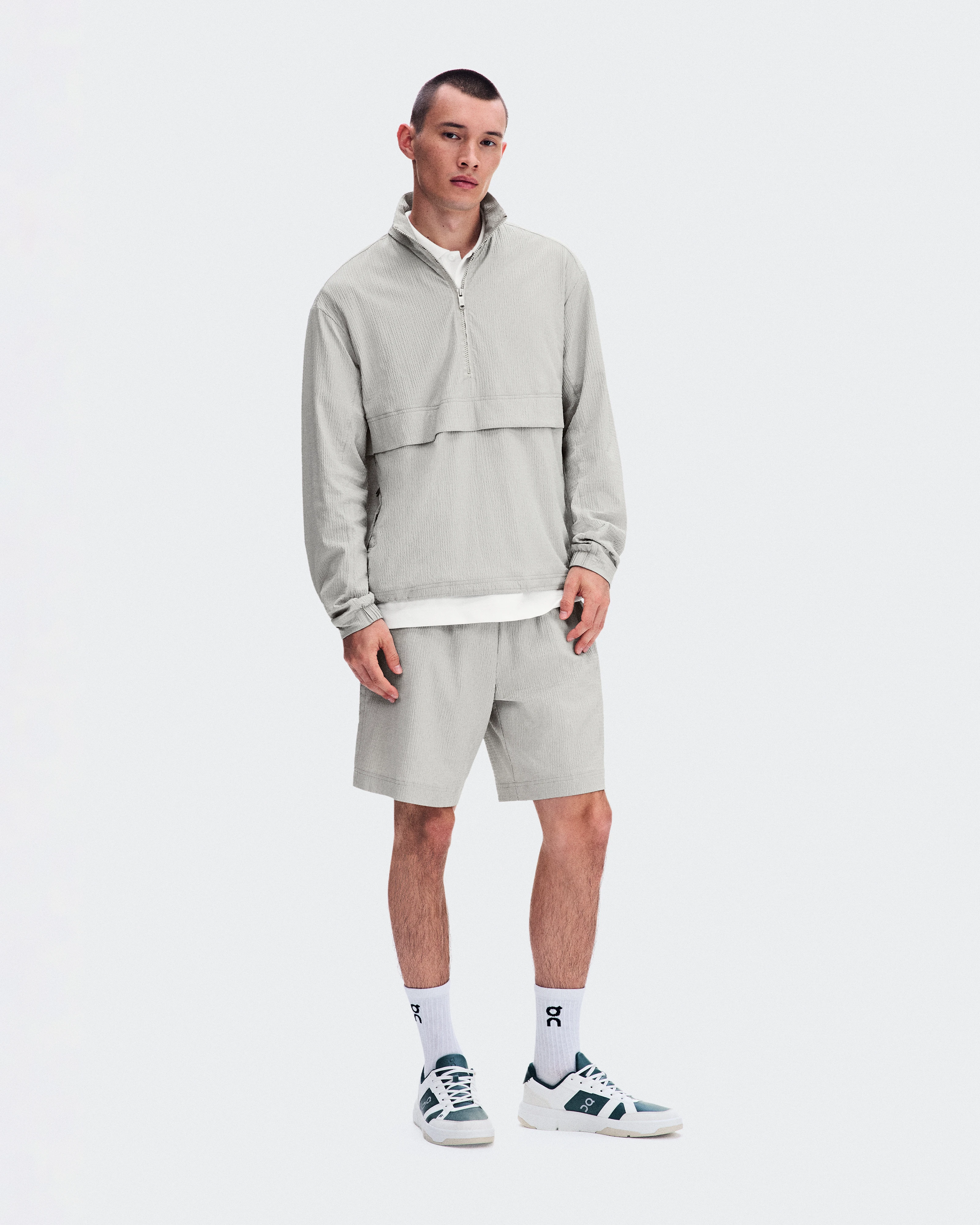 On Courtside 1/2 Zip Eaze Brume Homme Sweats à capuche et sweats