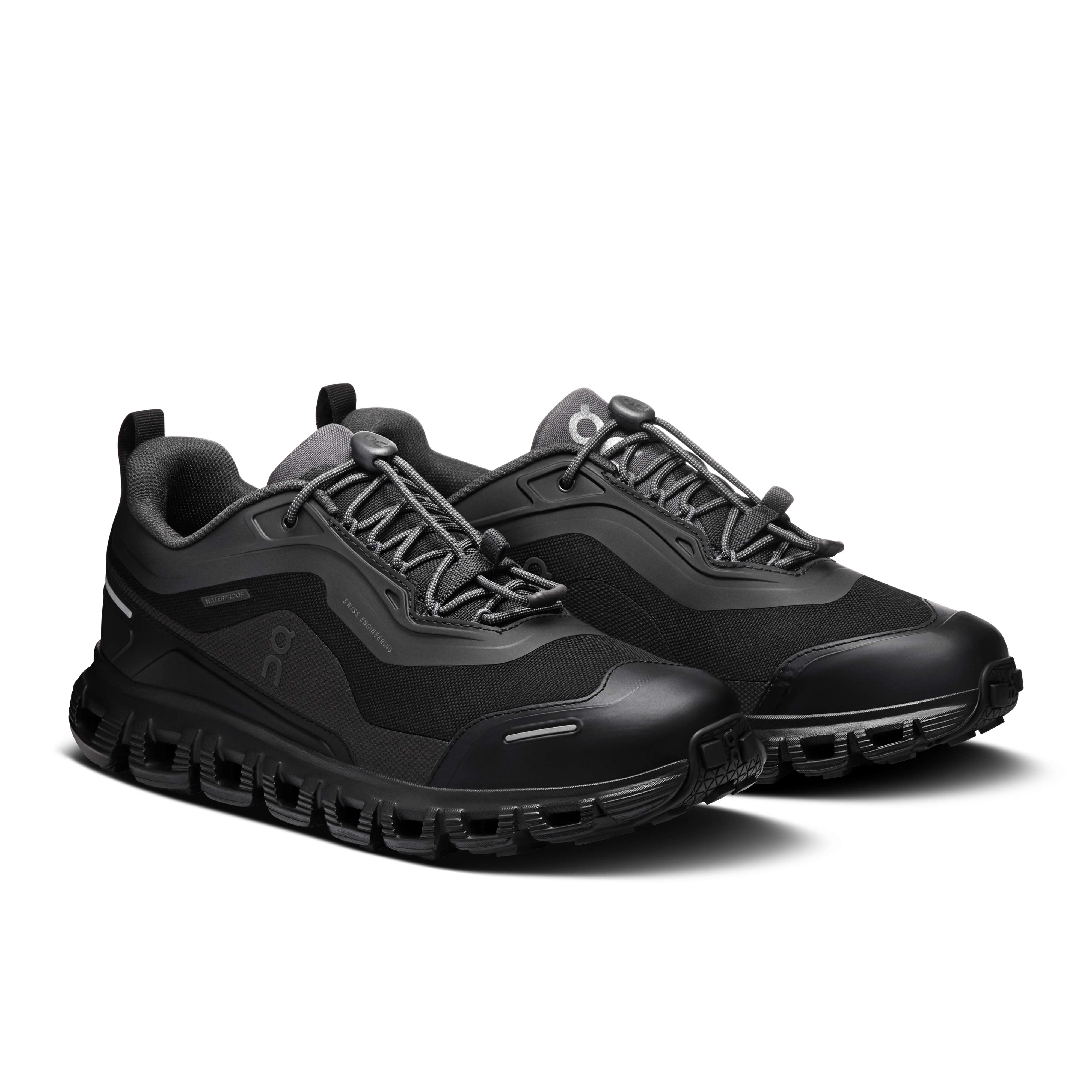 On Cloud 6 Geo Waterproof Black & Black Femme Active Life Chaussures