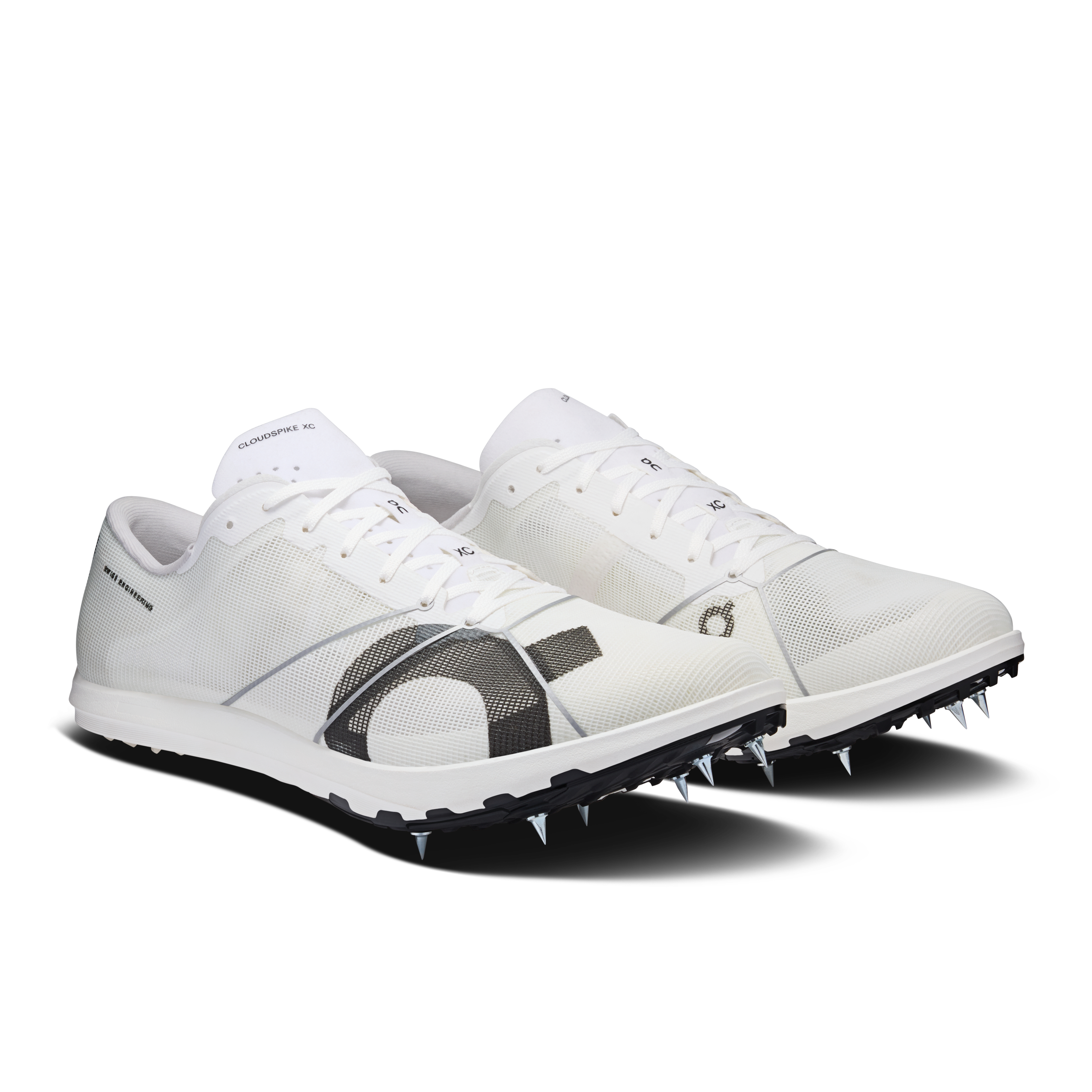 On Cloudspike XC White & Black Homme Athlétisme Chaussures