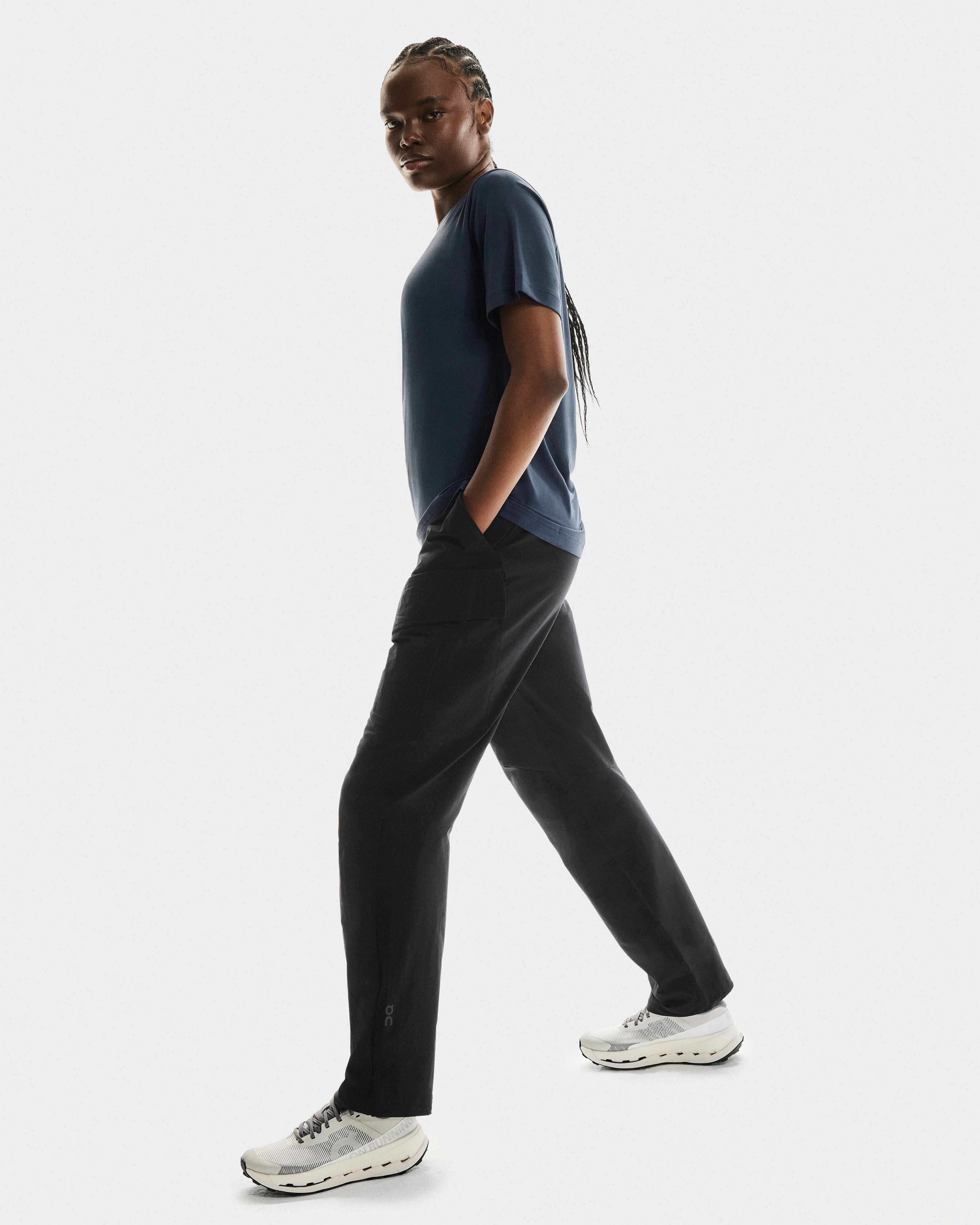 On Trek Pants Black Femme Pantalons