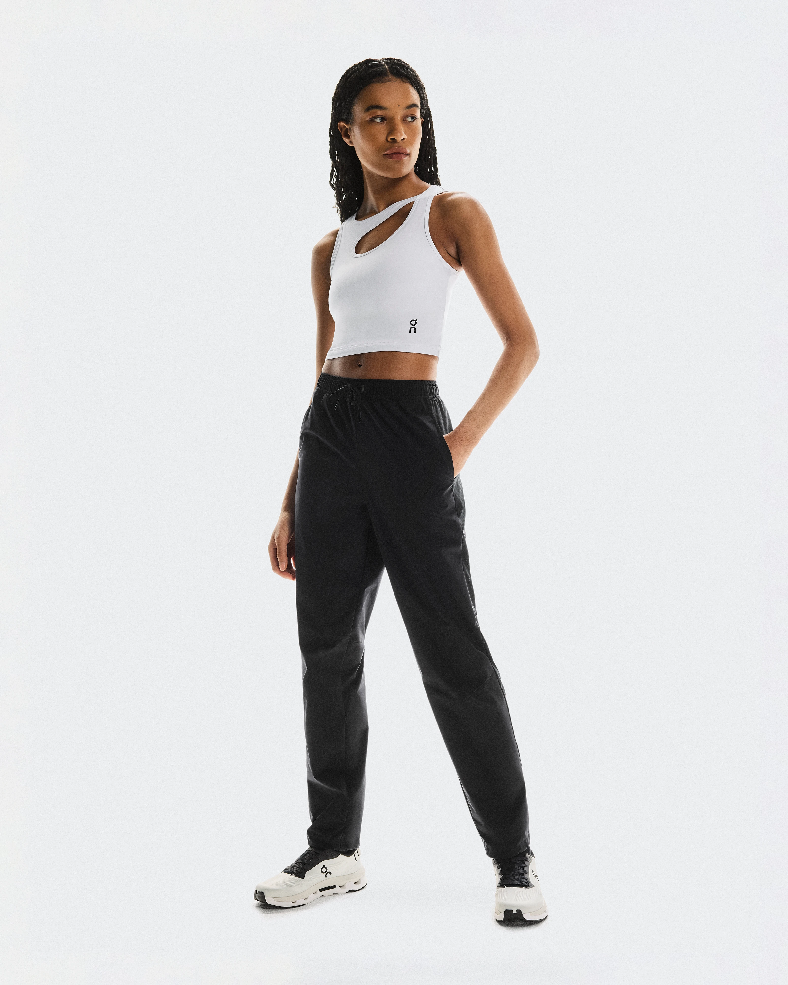 On Track Pants Black Femme Pantalons
