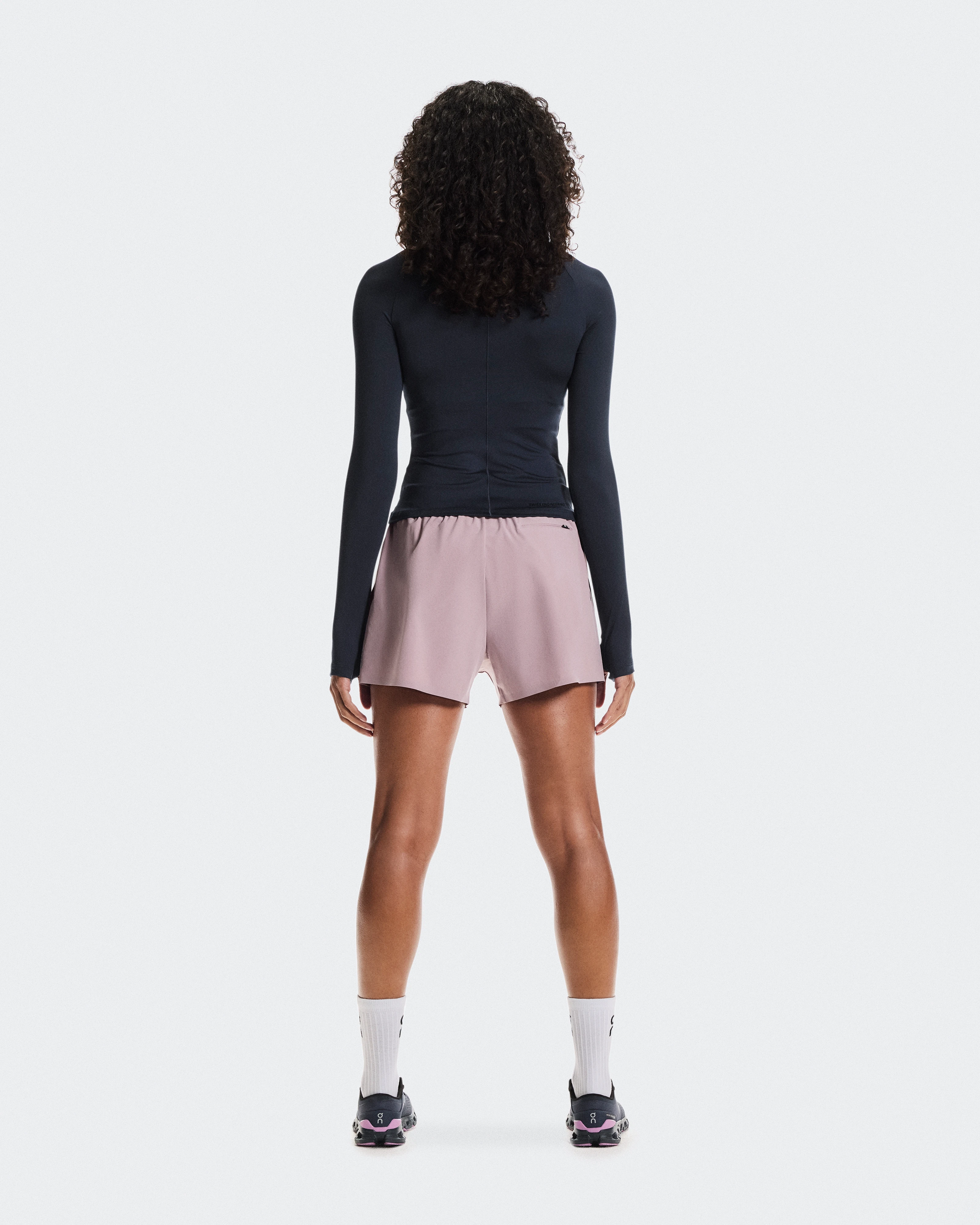 On Studio Long-T Navy Femme Hauts et t-shirts