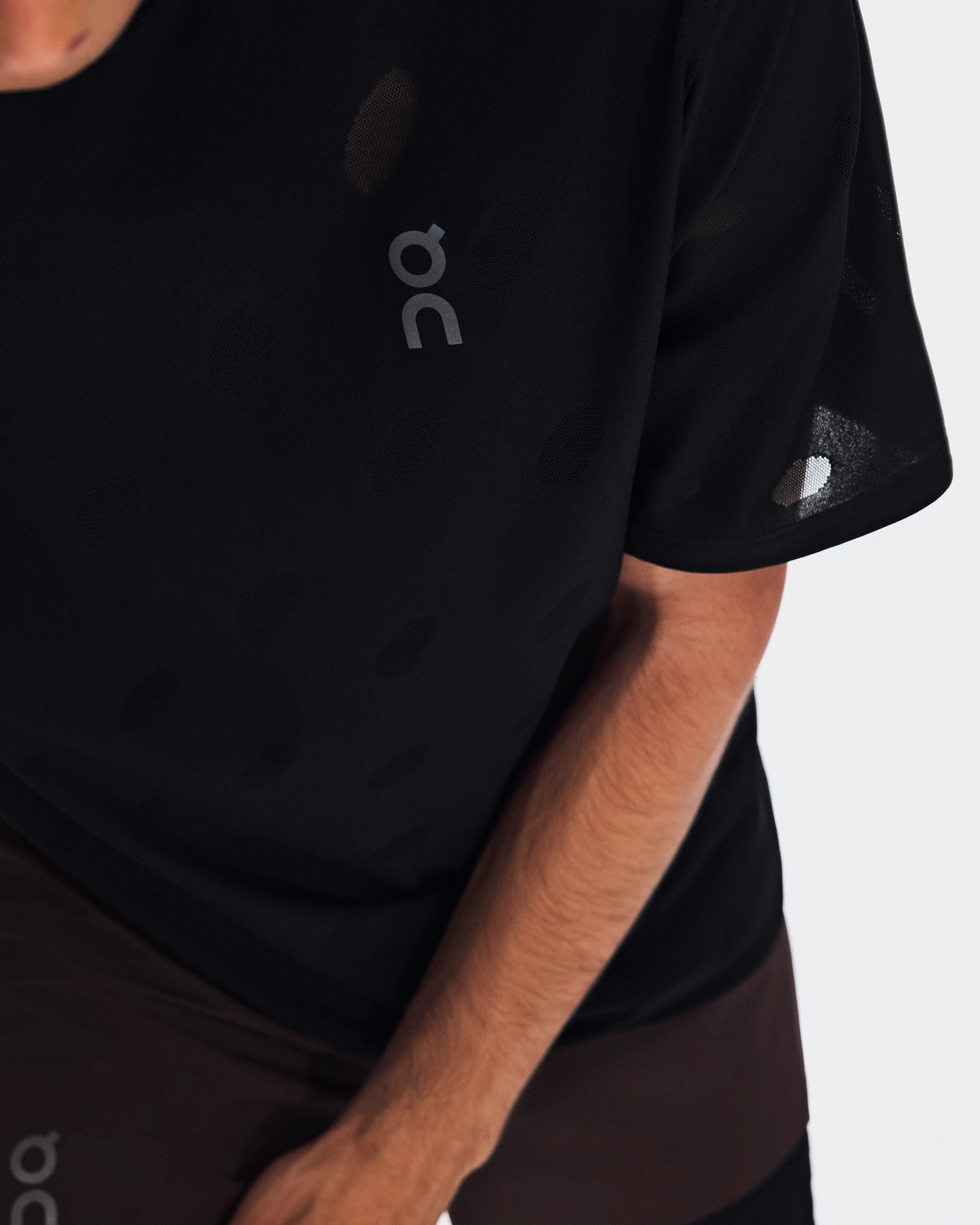 On Zero-T Breathe Black Homme Hauts et t-shirts
