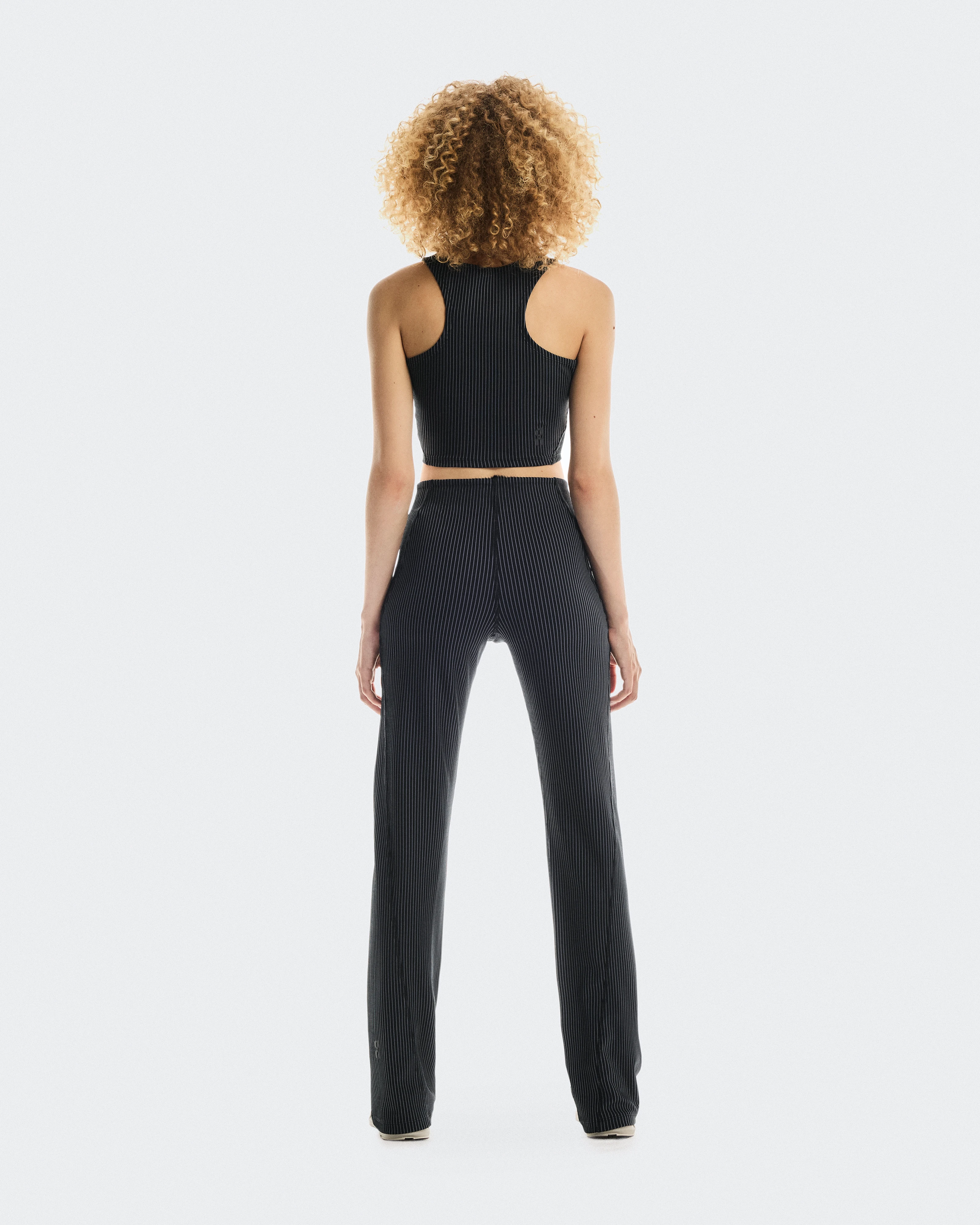 On All-Day Ribbed Crop Black & Rock Femme Hauts et t-shirts
