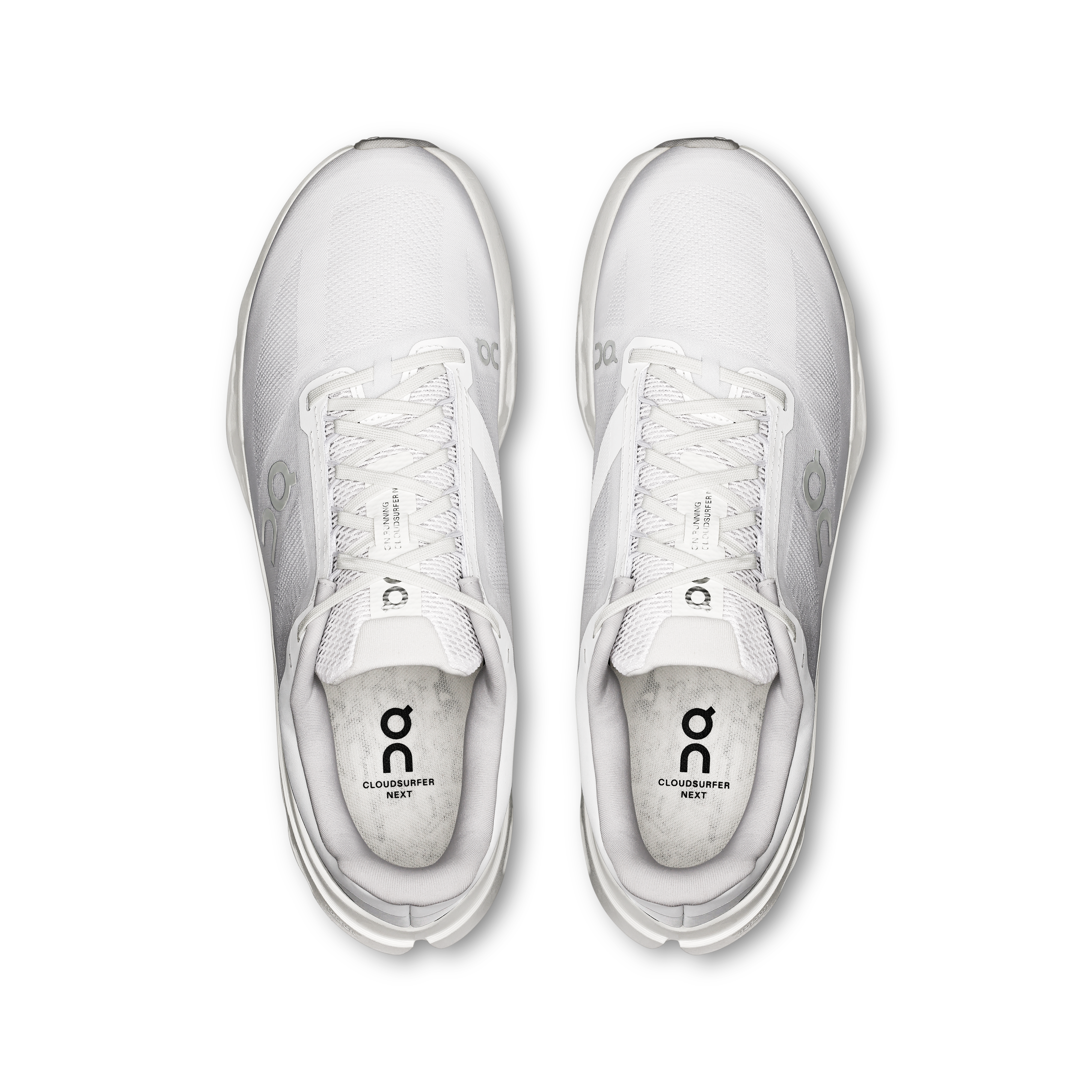 On Cloudsurfer Next White & White Homme Running sur route Chaussures