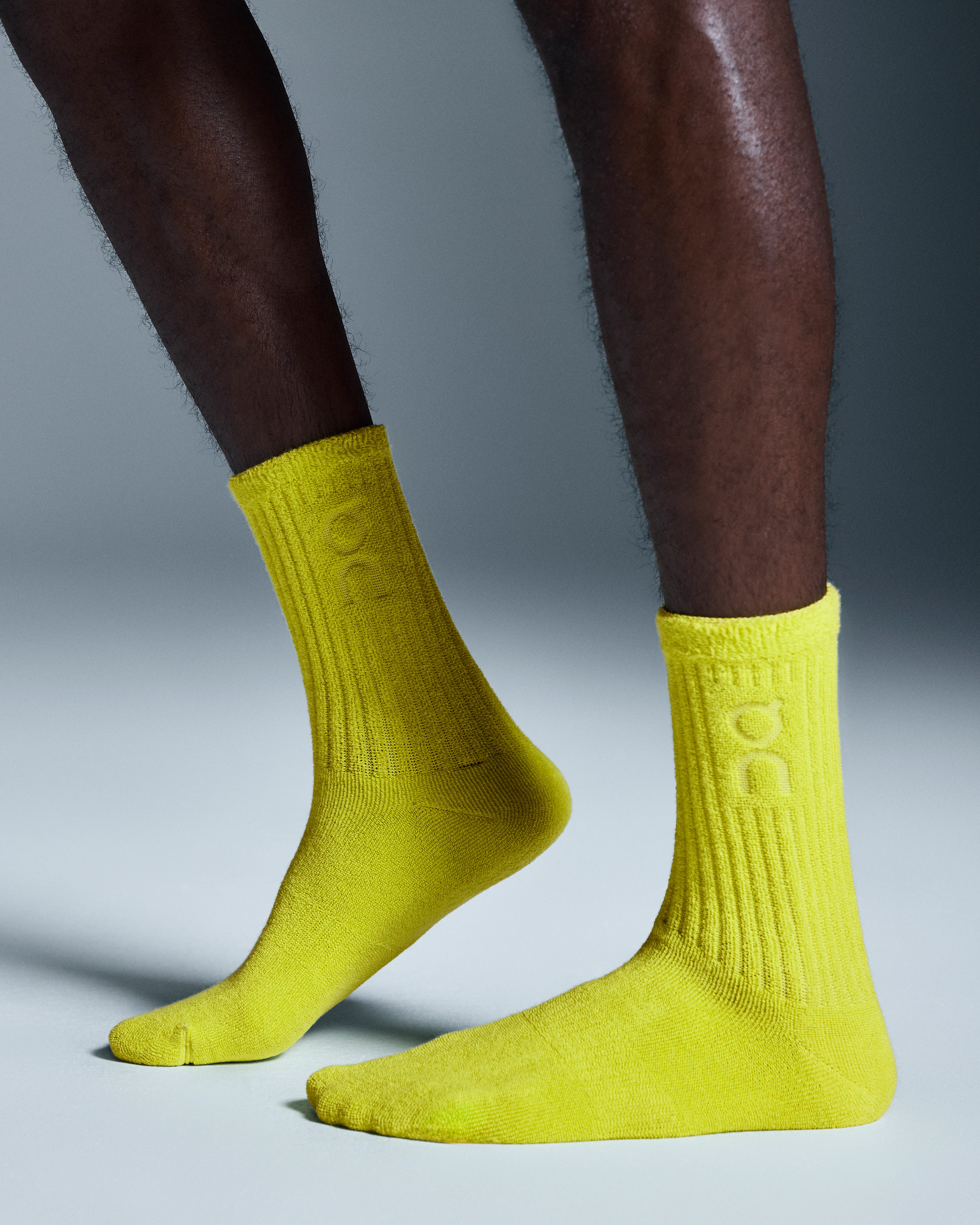 On Terry Sock High Lime Unisexe Chaussettes