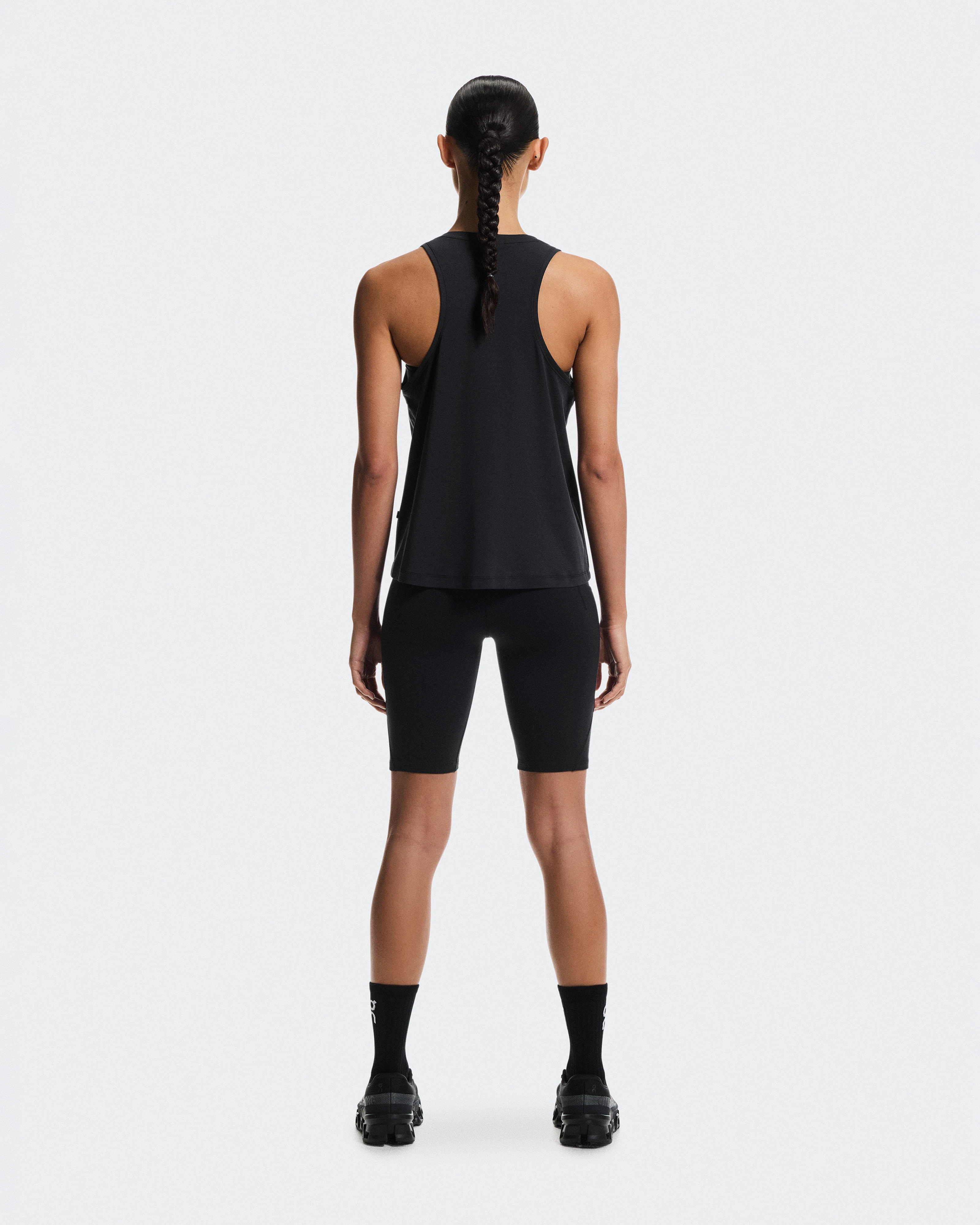 On Focus Tank Black Femme Hauts et t-shirts