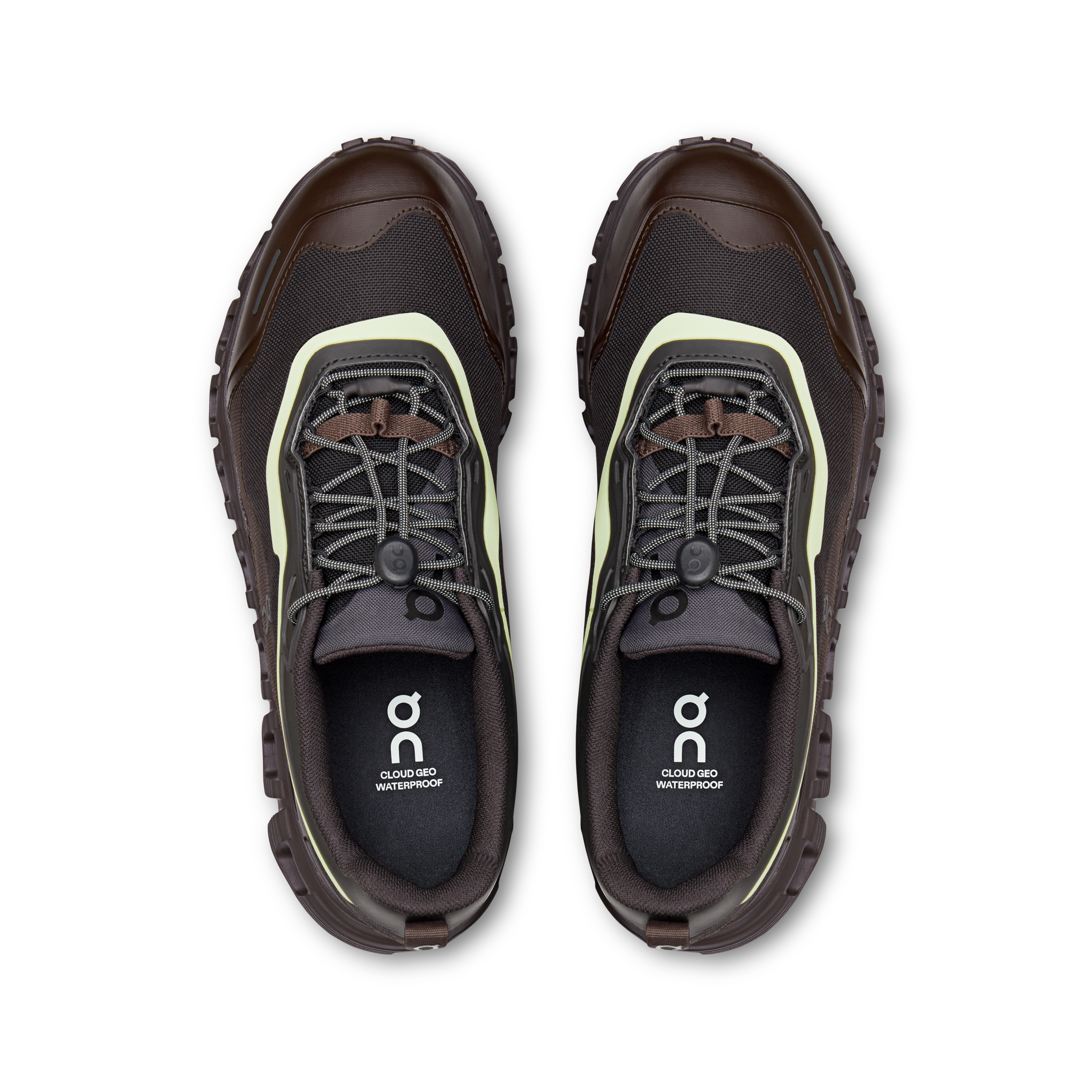 On Cloud 6 Geo Waterproof Black & Lima Femme Active Life Chaussures