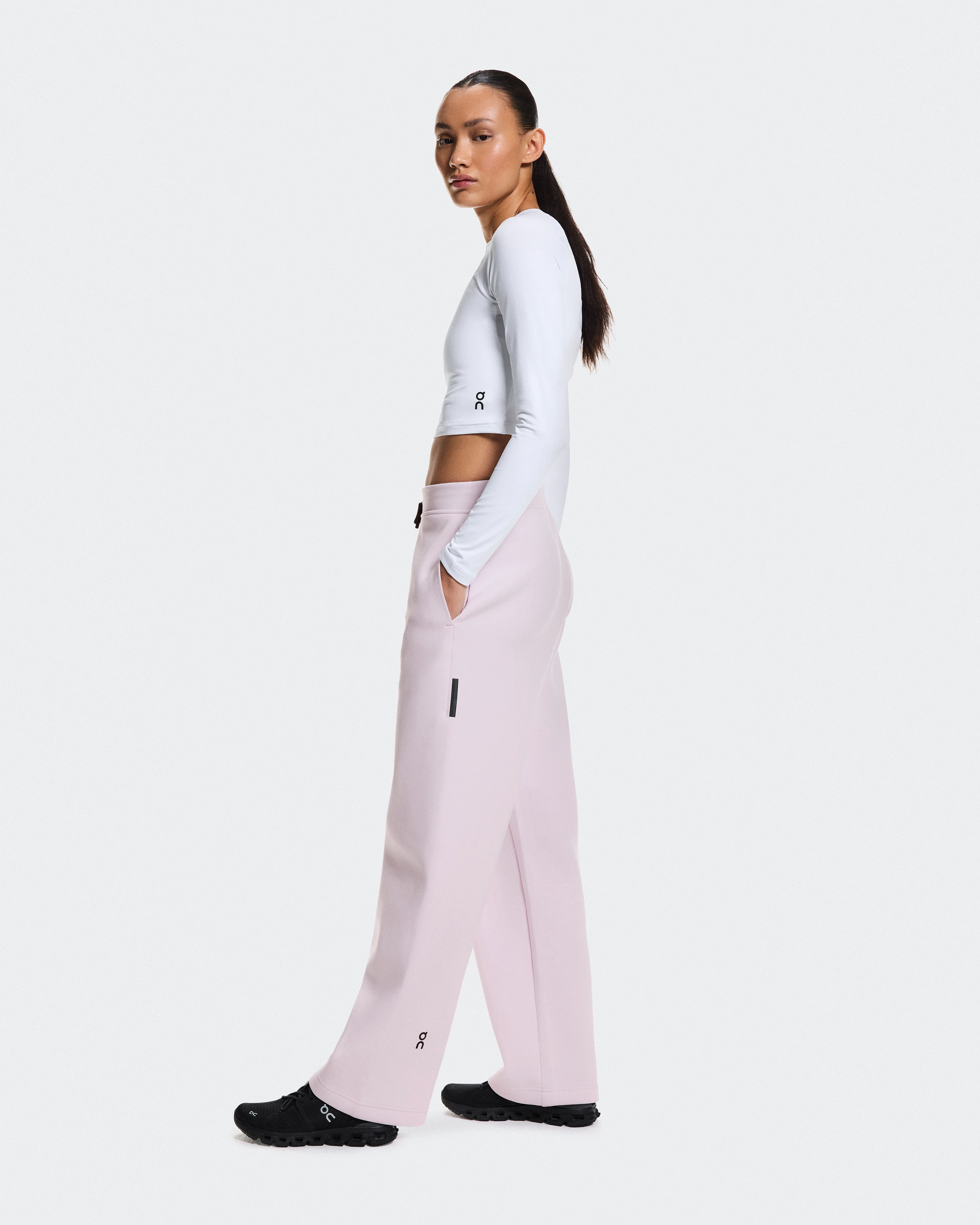 On Focus Tech Sweatpants Orchid Femme Pantalons
