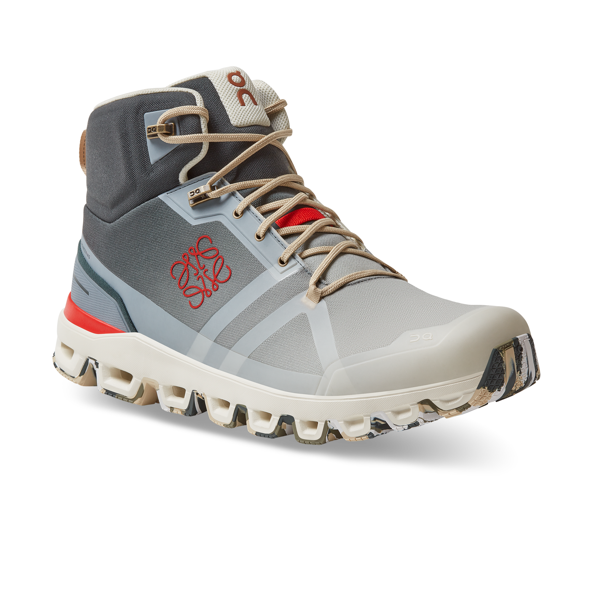On Cloudrock LOEWE Gradient Khaki Homme Randonnée Chaussures