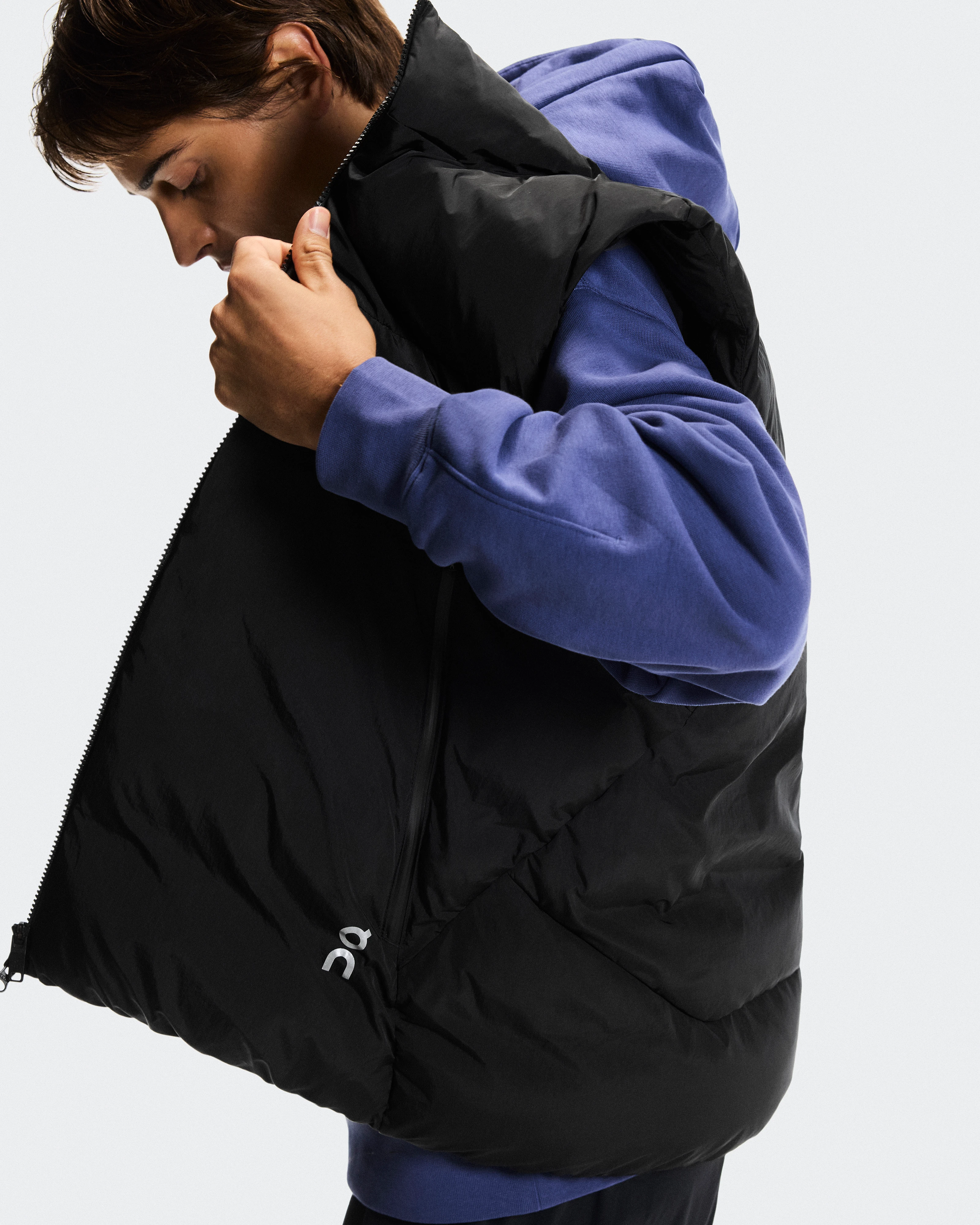 On All-Day Puffer Vest Black Homme Vestes