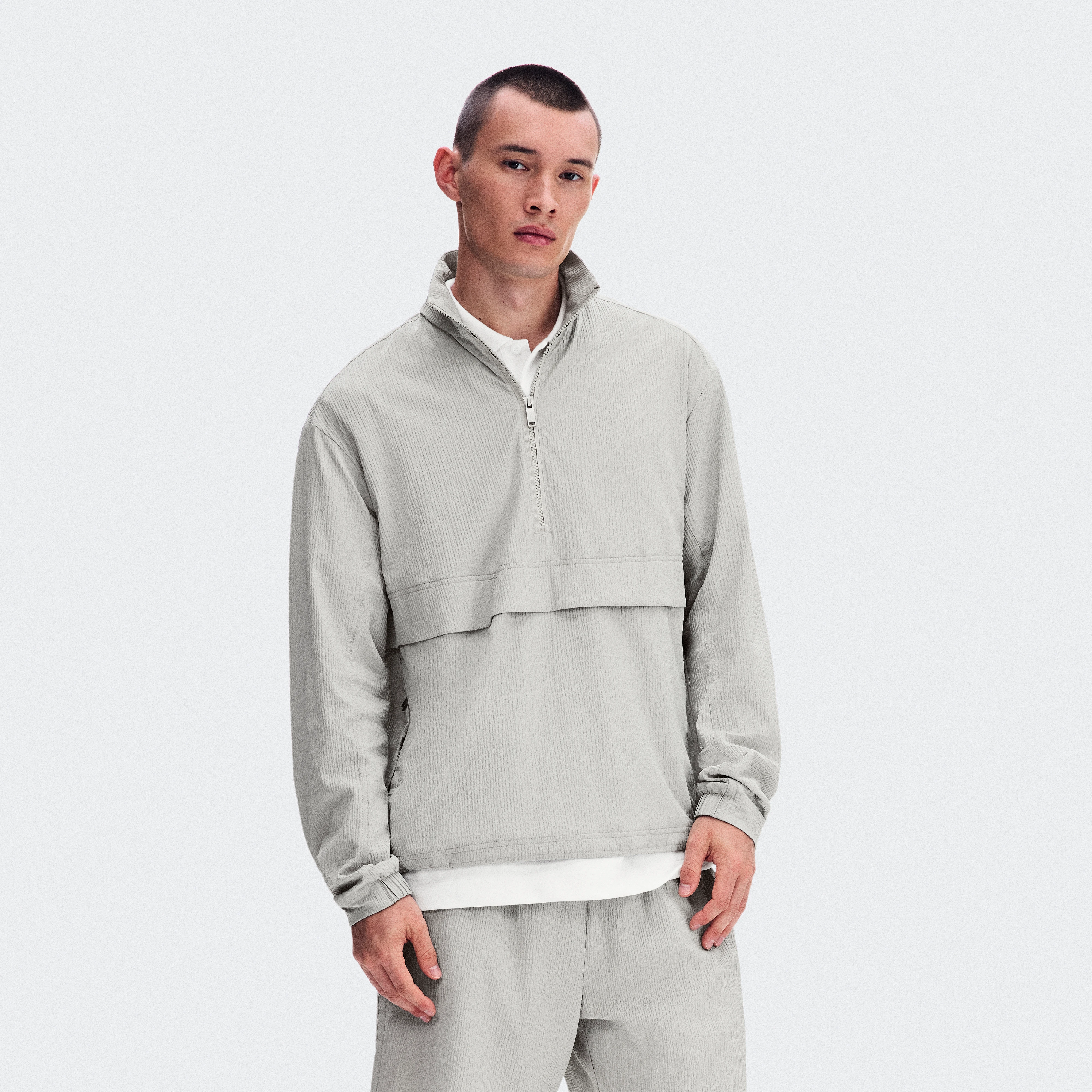 On Courtside 1/2 Zip Eaze Brume Homme – Tennis Lifestyle Sweats à capuche et sweats