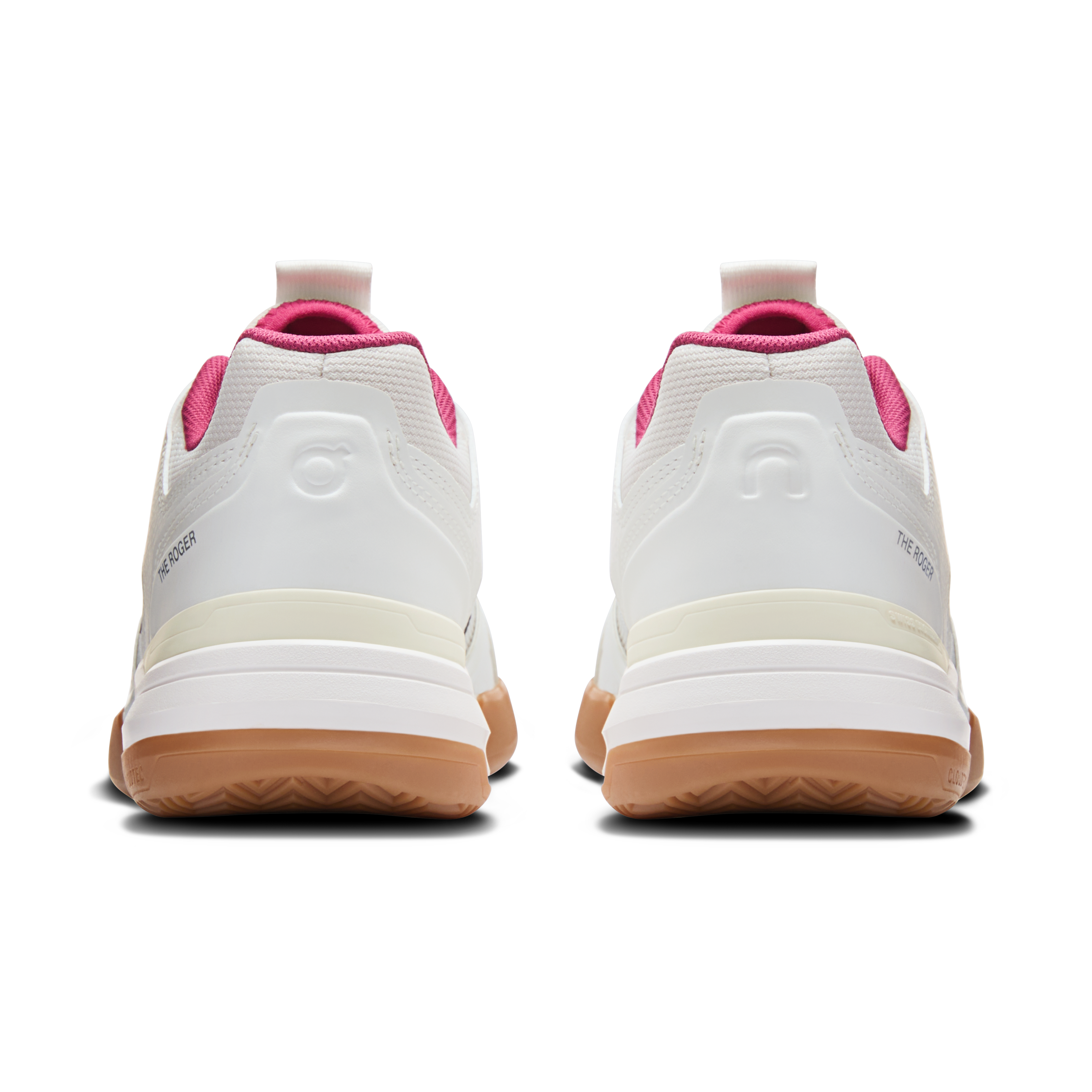 On THE ROGER Clubhouse Pro Ivory & Grenadine Femme Tennis Chaussures