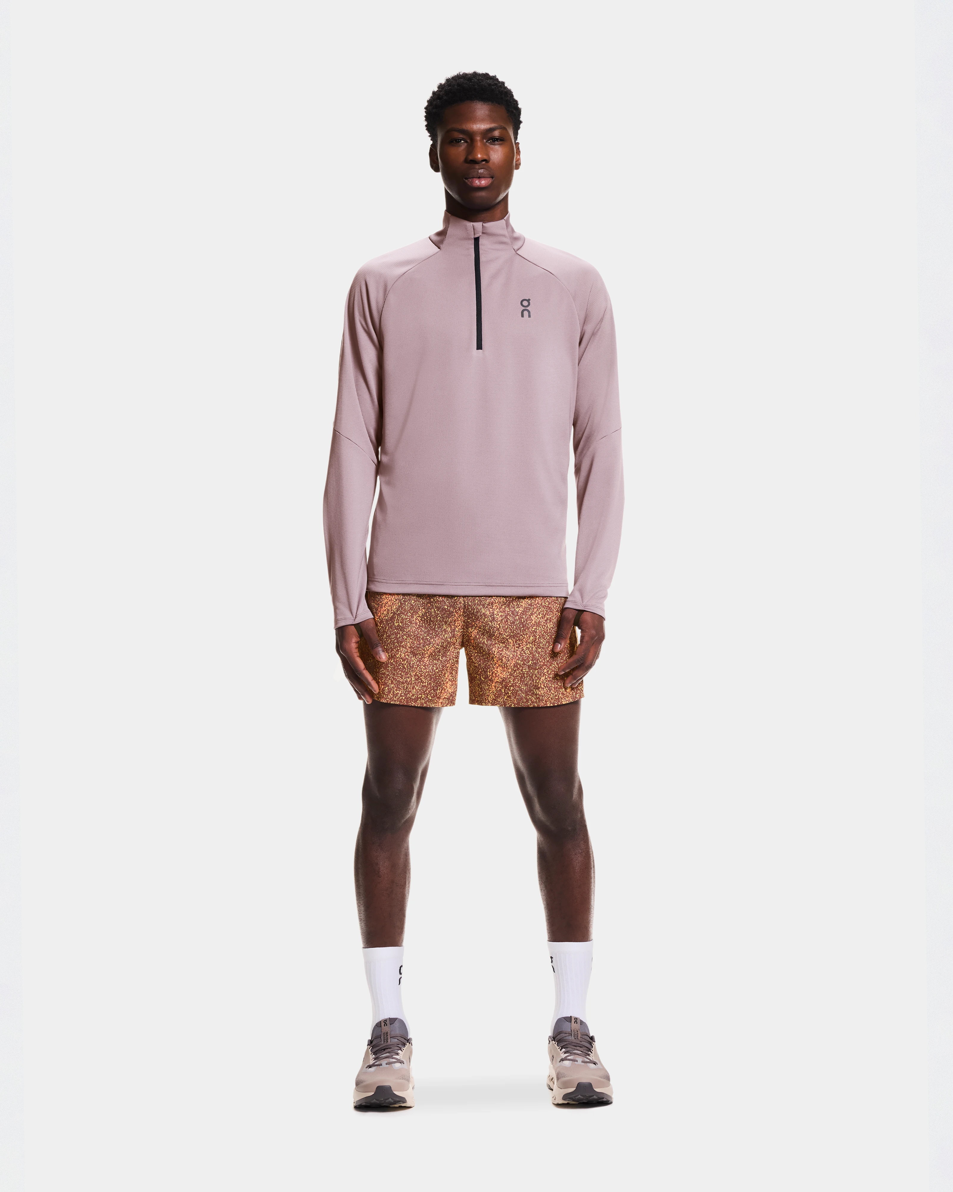 On Trail Shorts Black & Gobi Homme Shorts