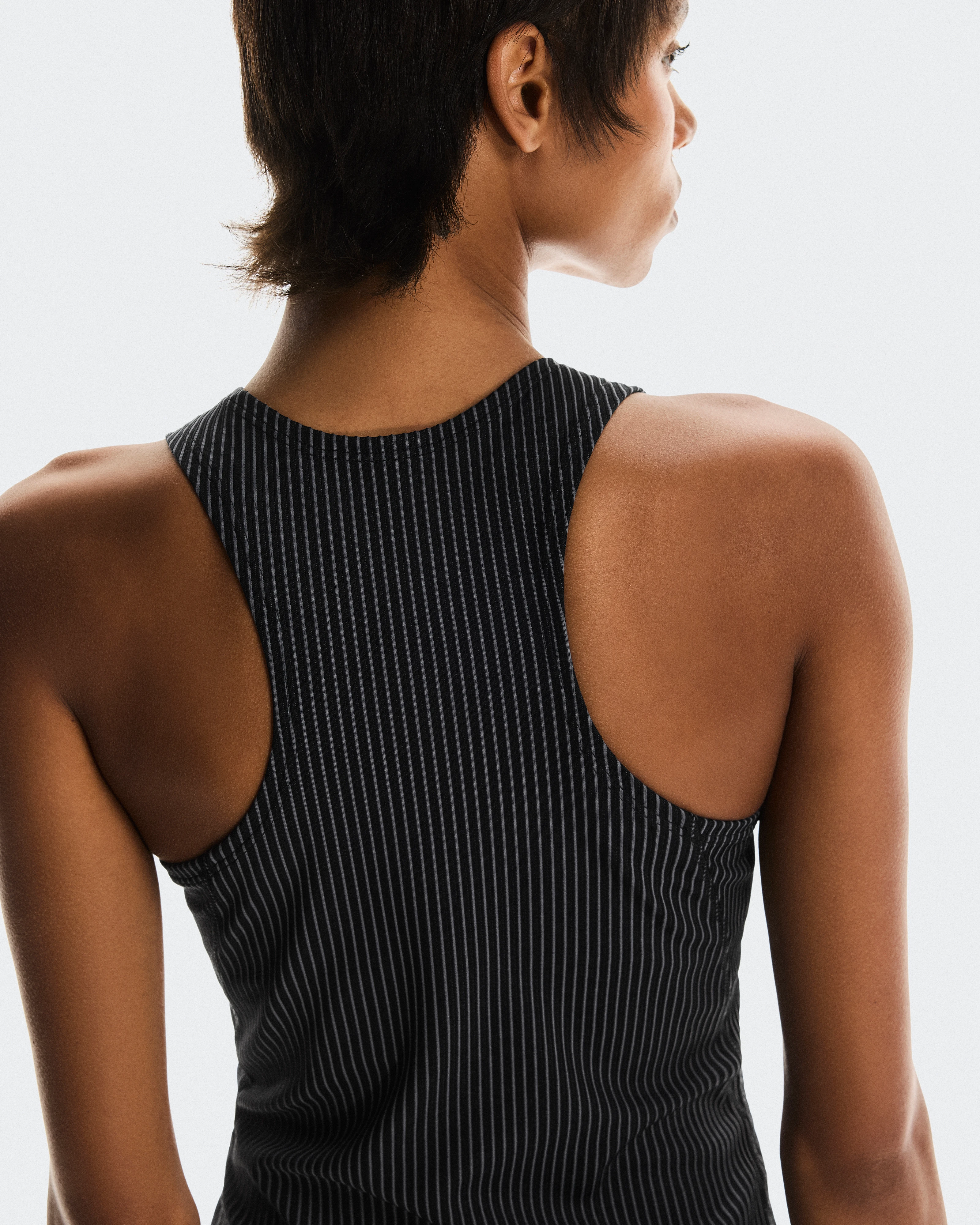 On All-Day Ribbed Dress Black & Rock Femme Robes