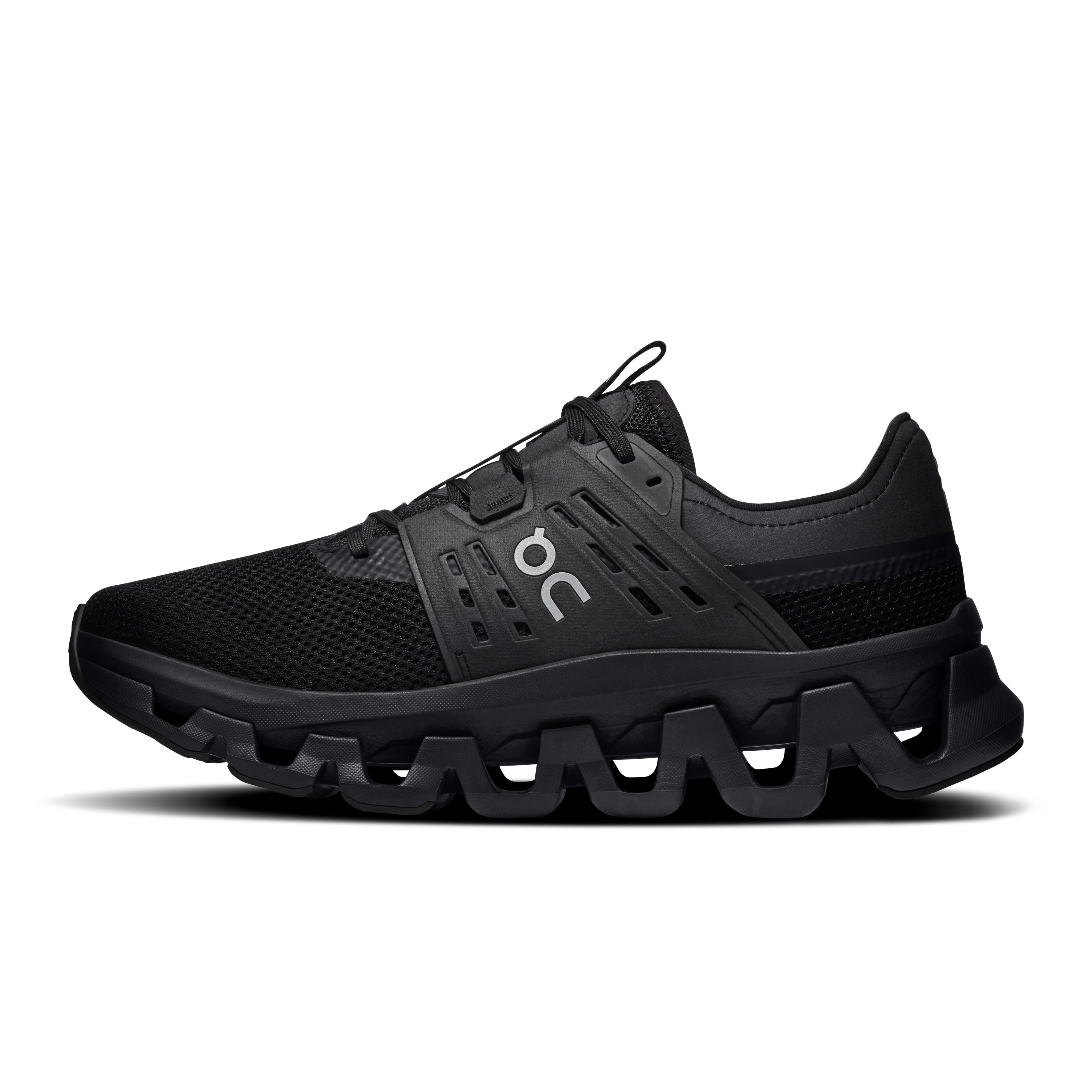 On Cloudswift Amp Black & Silver Homme Active Life Chaussures