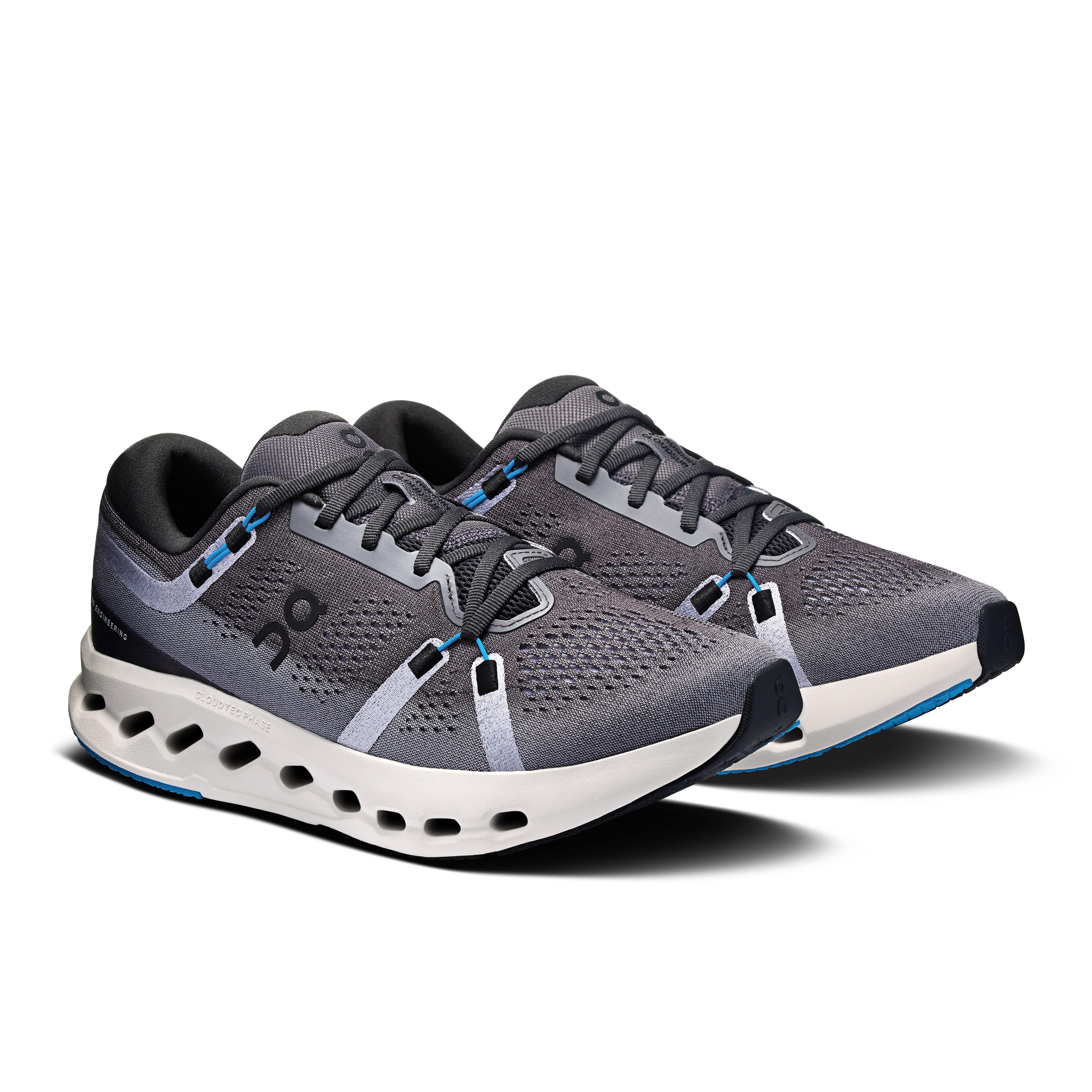 On Cloudsurfer 2 Black & Malibu Homme Running sur route Chaussures