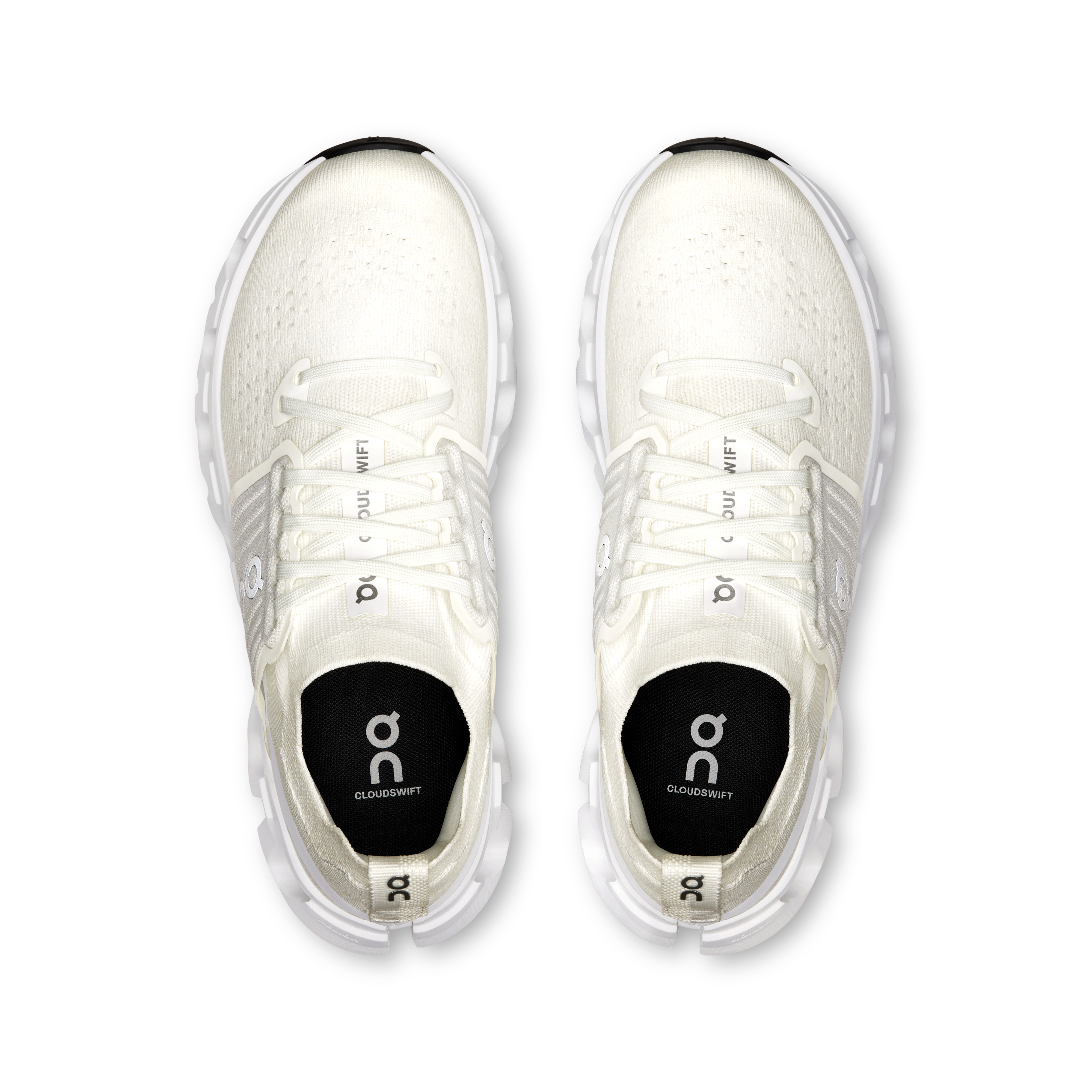 On Cloudswift 4 White & White Femme Running sur route Chaussures