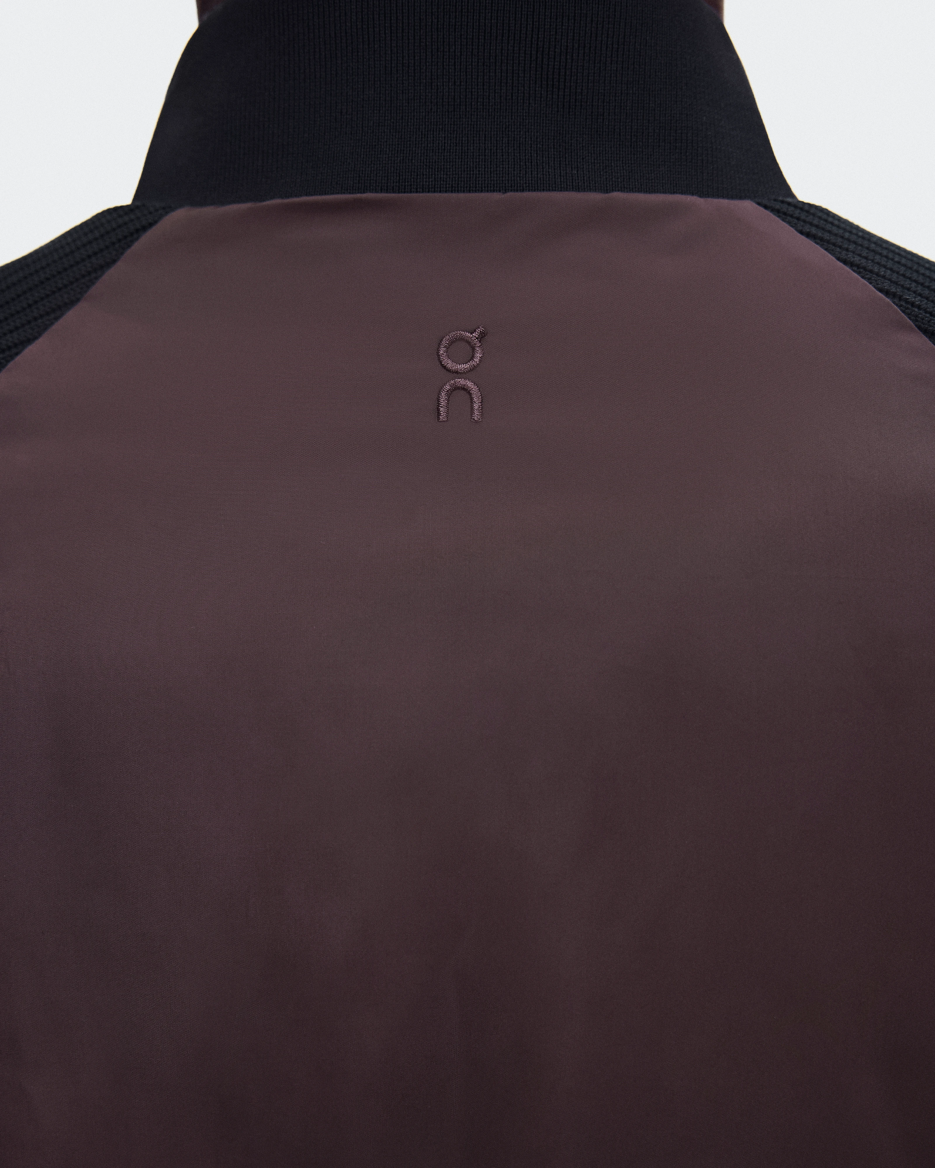 On Courtside Bomber Mulberry & Black Homme Vestes
