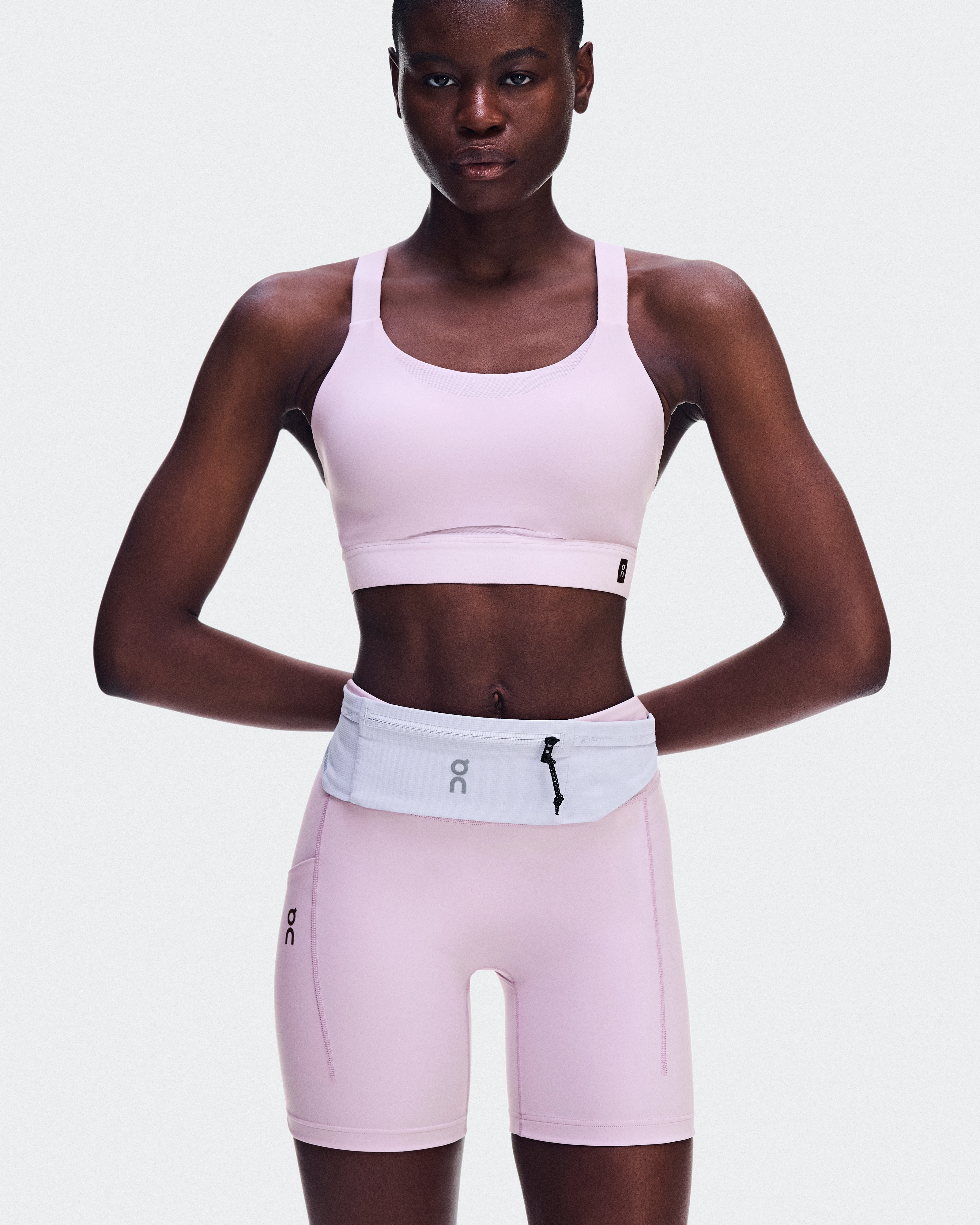 On Performance Tights Short Foxglove Femme Leggings