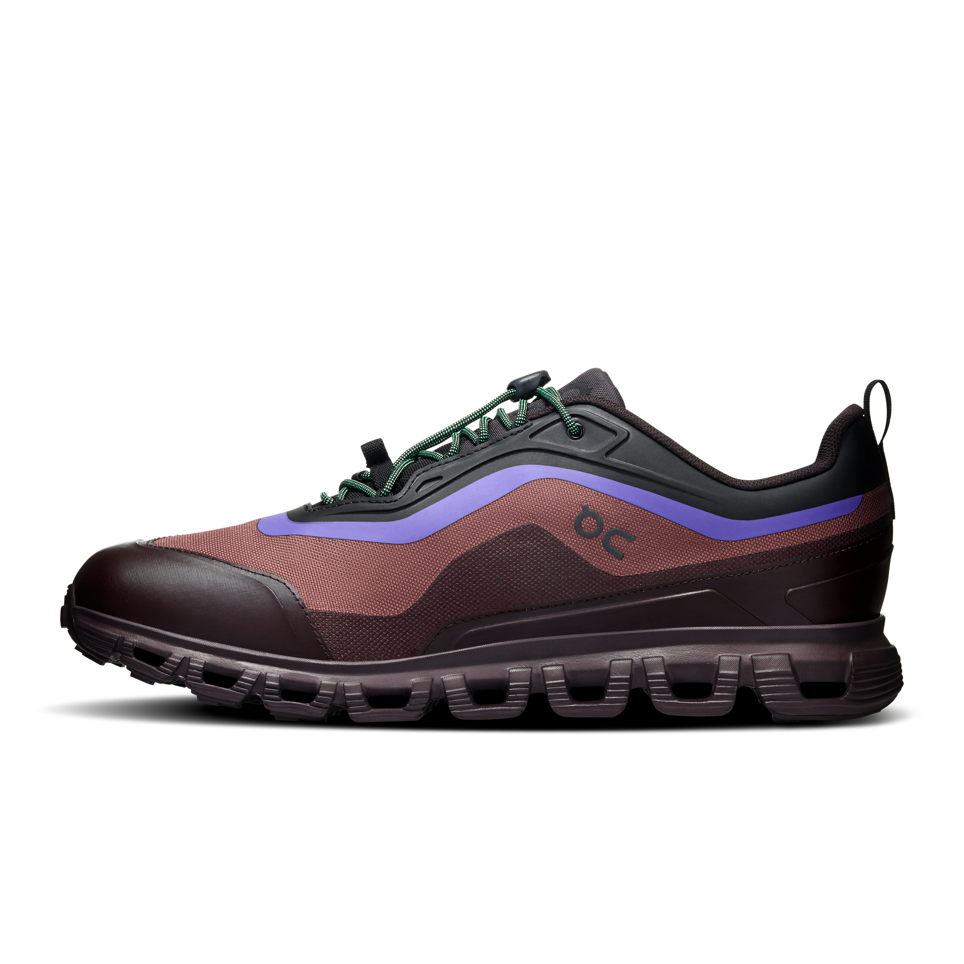 On Cloud 6 Geo Waterproof Black & Tyrian Homme Active Life Chaussures