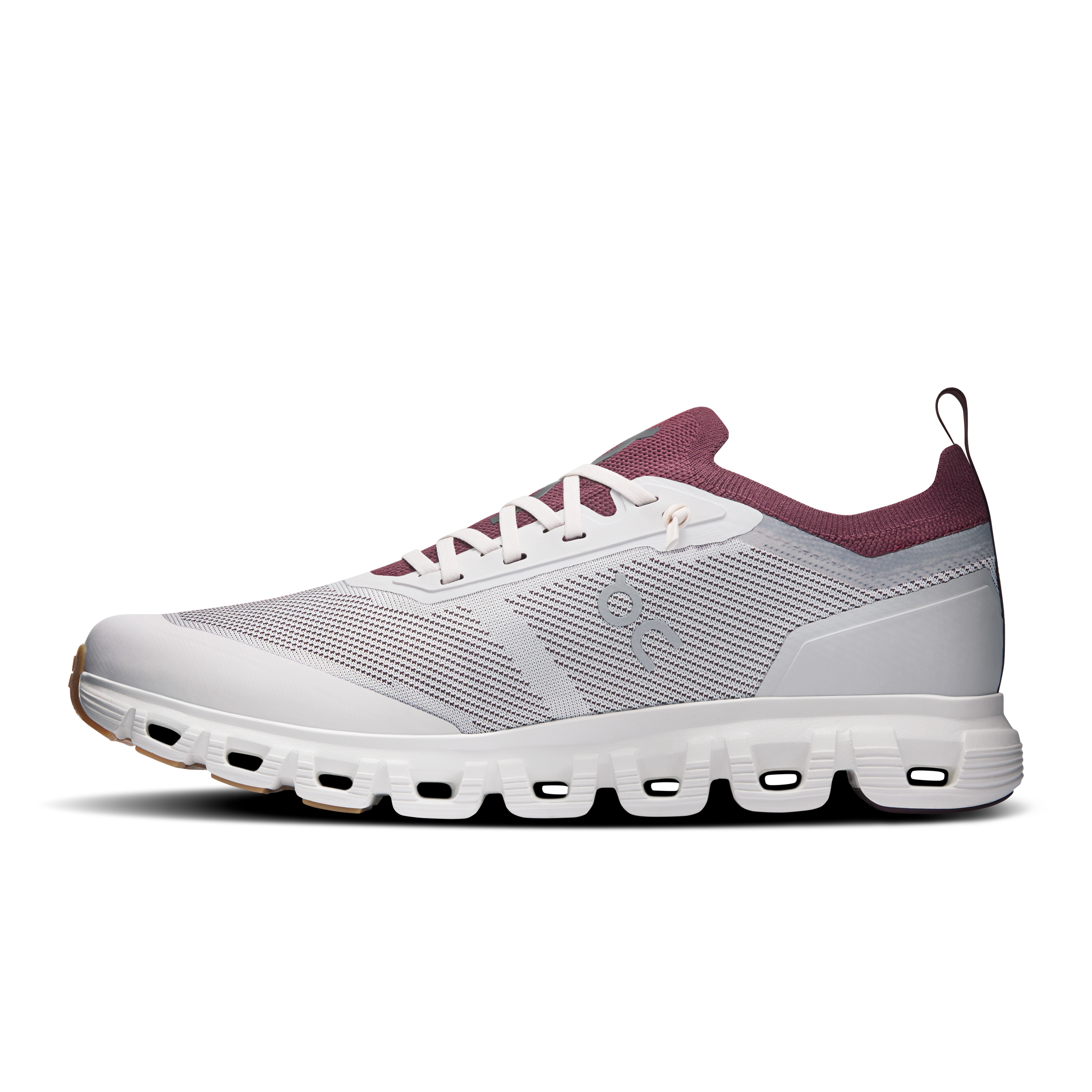 On Cloud 6 Versa Silver & Maroon Homme Active Life Chaussures