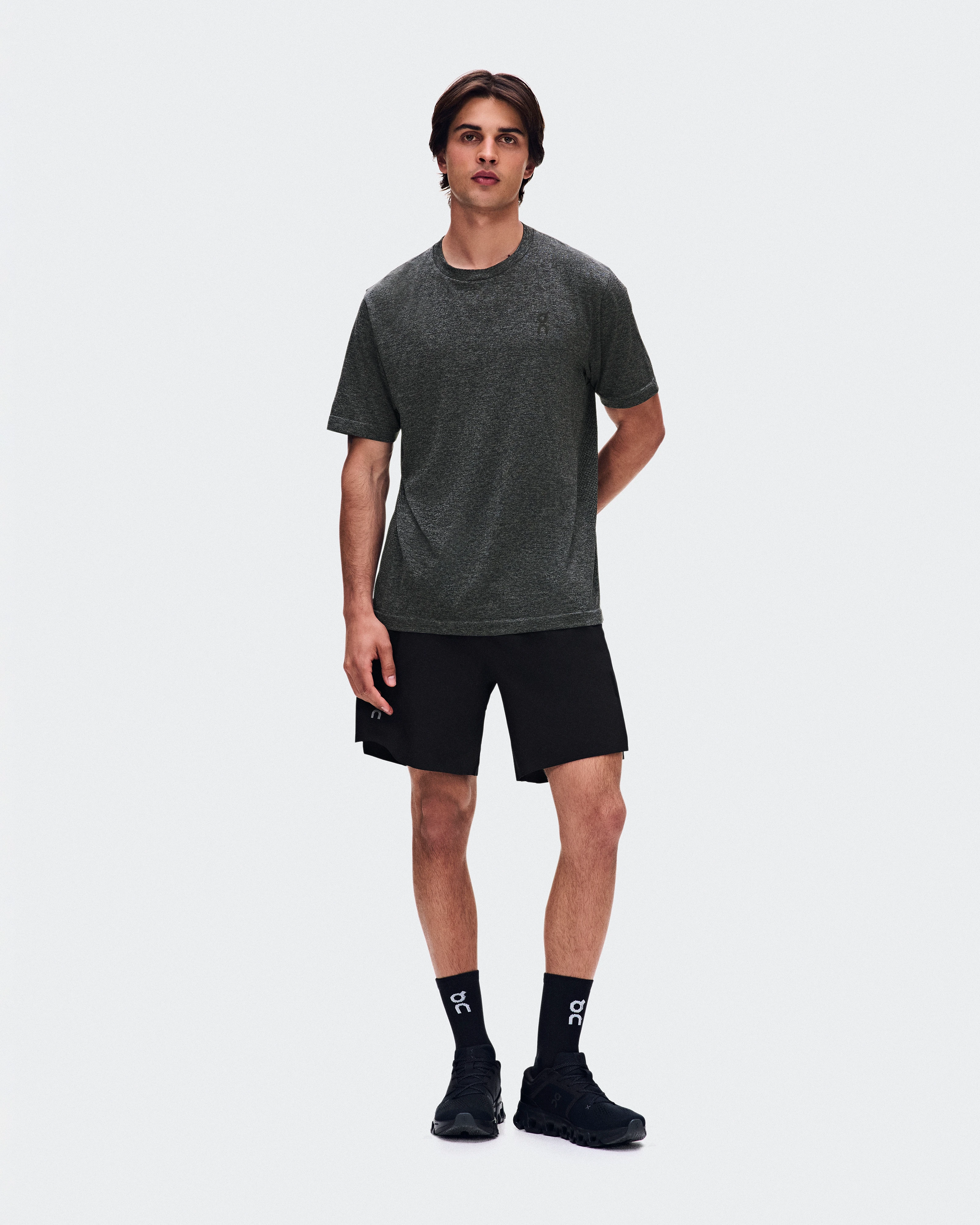 On Train Flex-T Ember Heather Homme Hauts et t-shirts