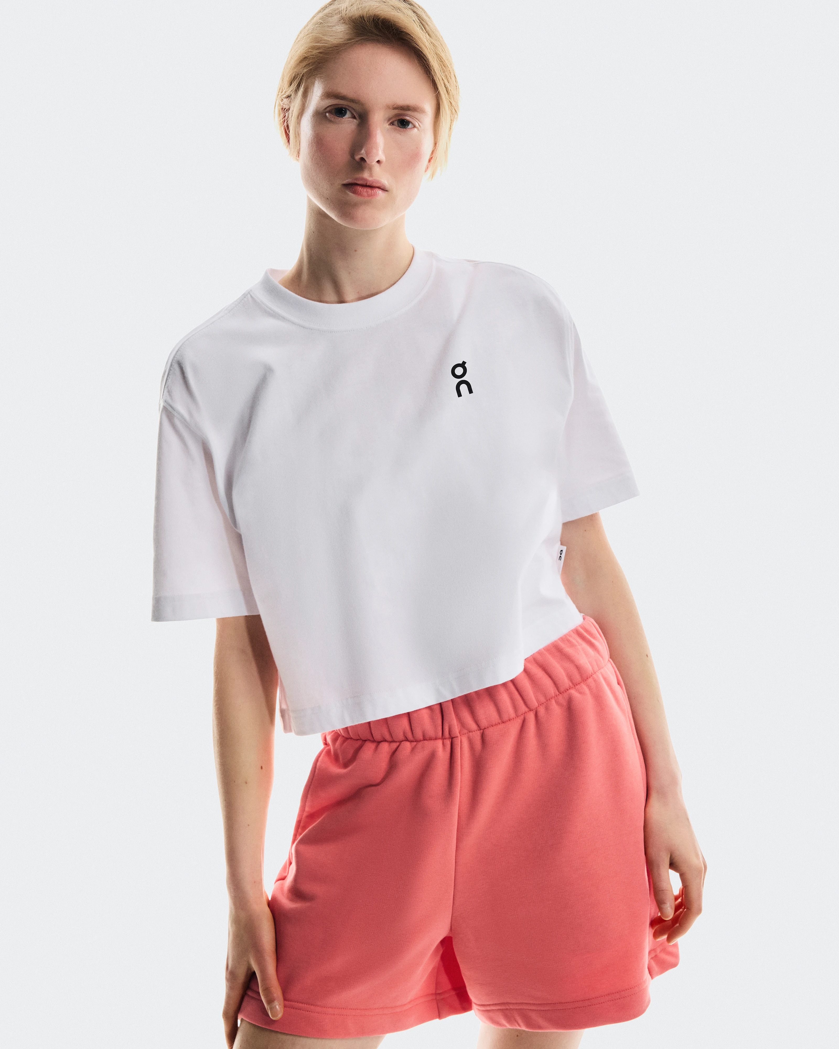 On Club Shorts Coral Femme Shorts