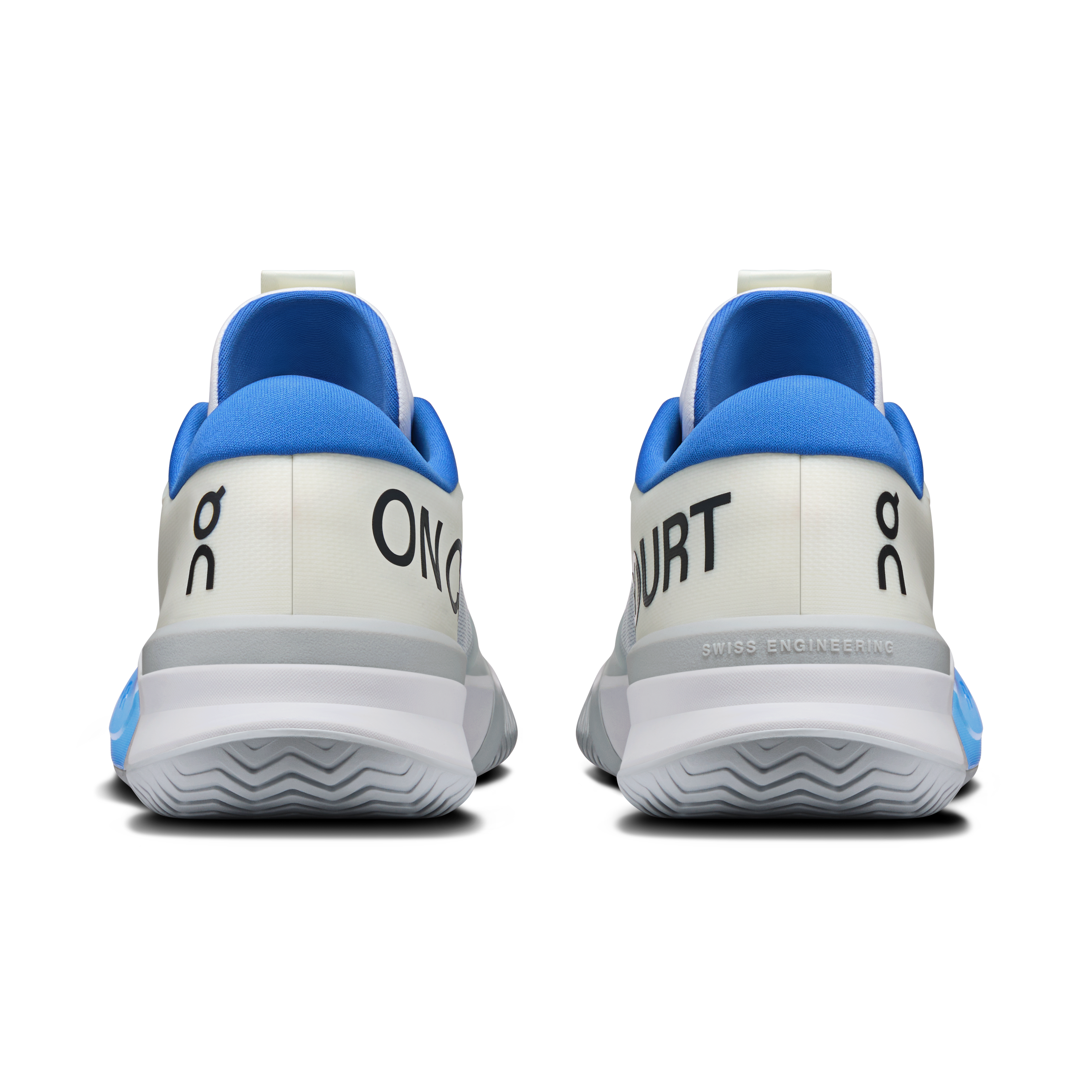 On THE ROGER Pro 3 Clay Ivory & Jay Homme Tennis Chaussures