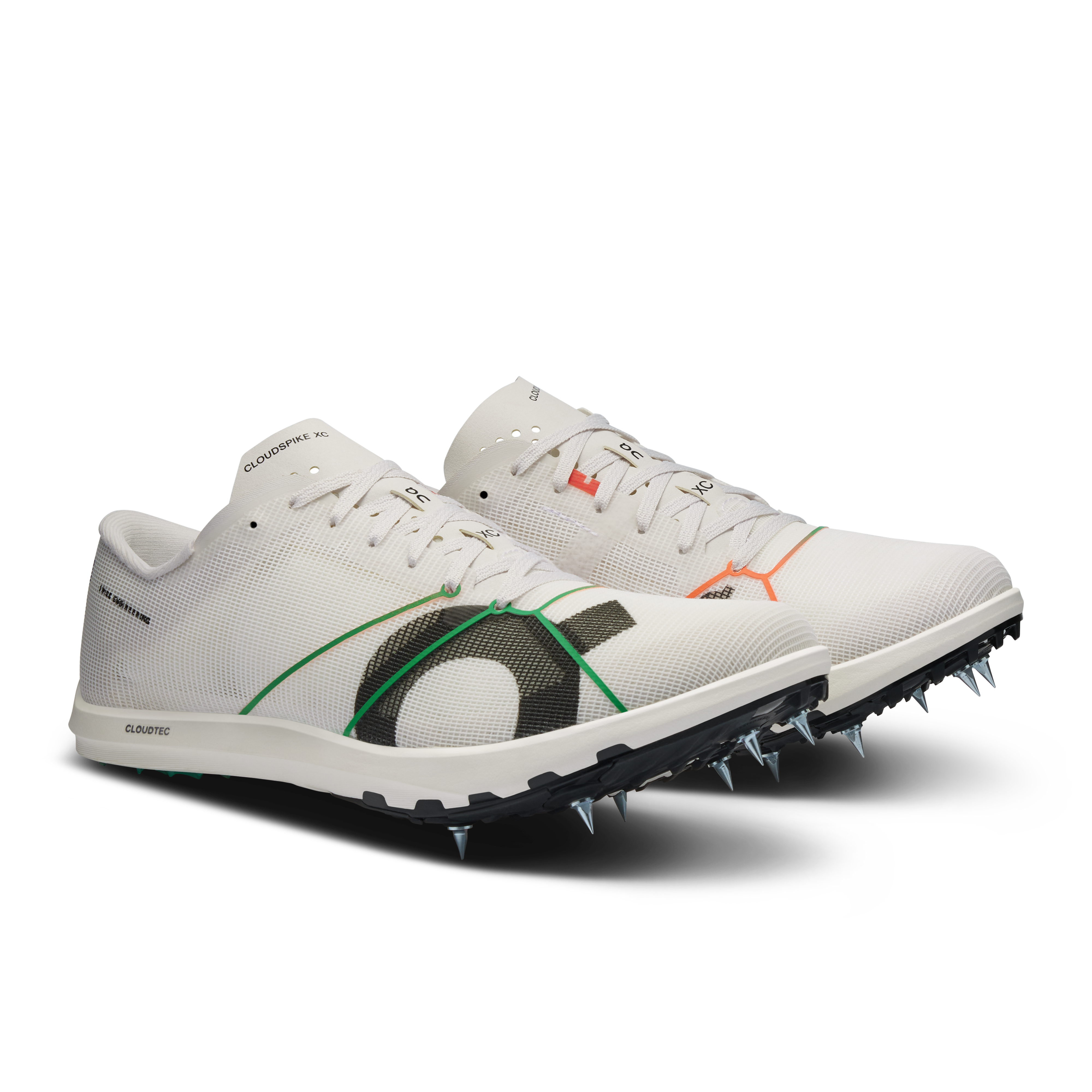 On Cloudspike XC Frost & White Femme Athlétisme Chaussures