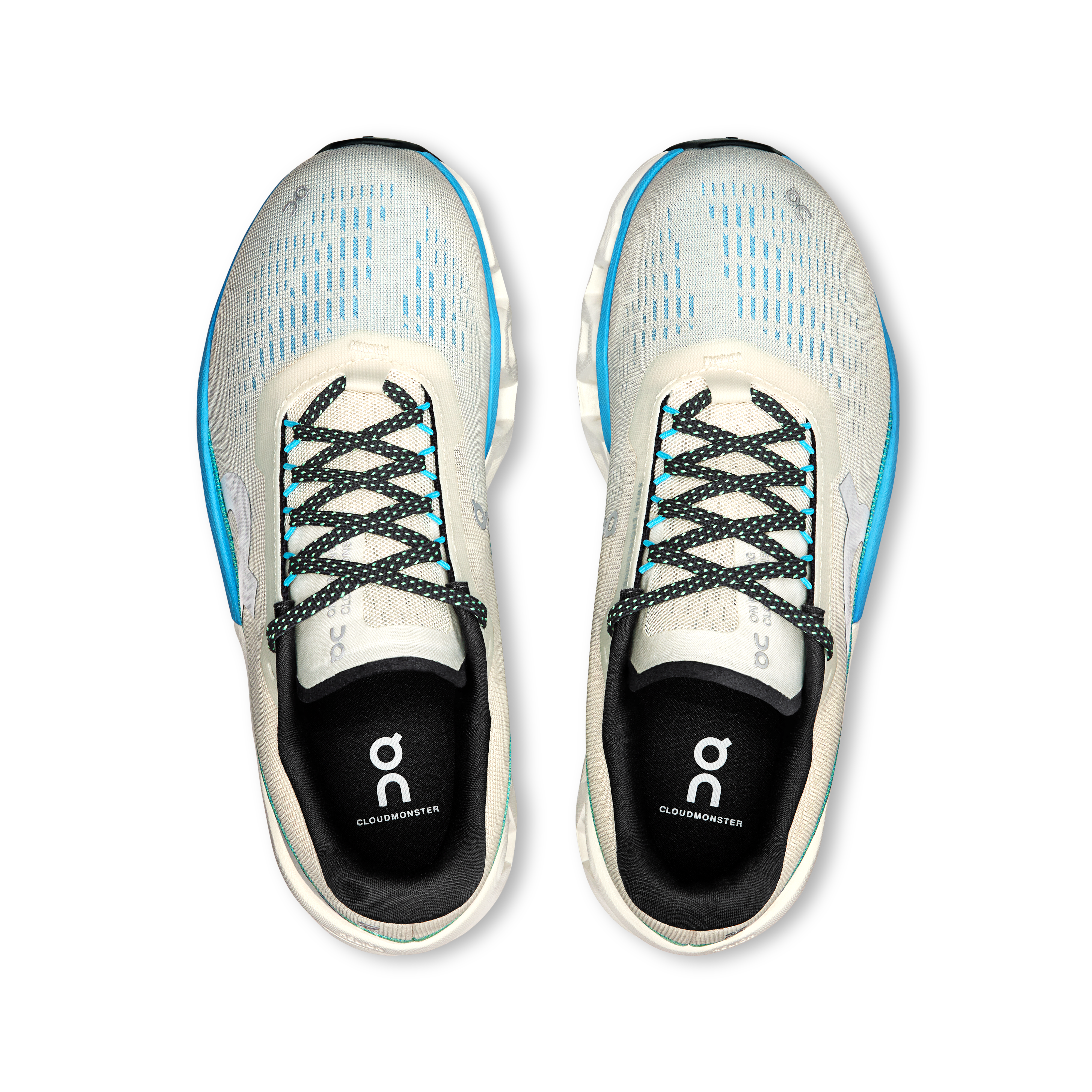 On Cloudmonster 2 Cream & Horizon Femme Running sur route Chaussures