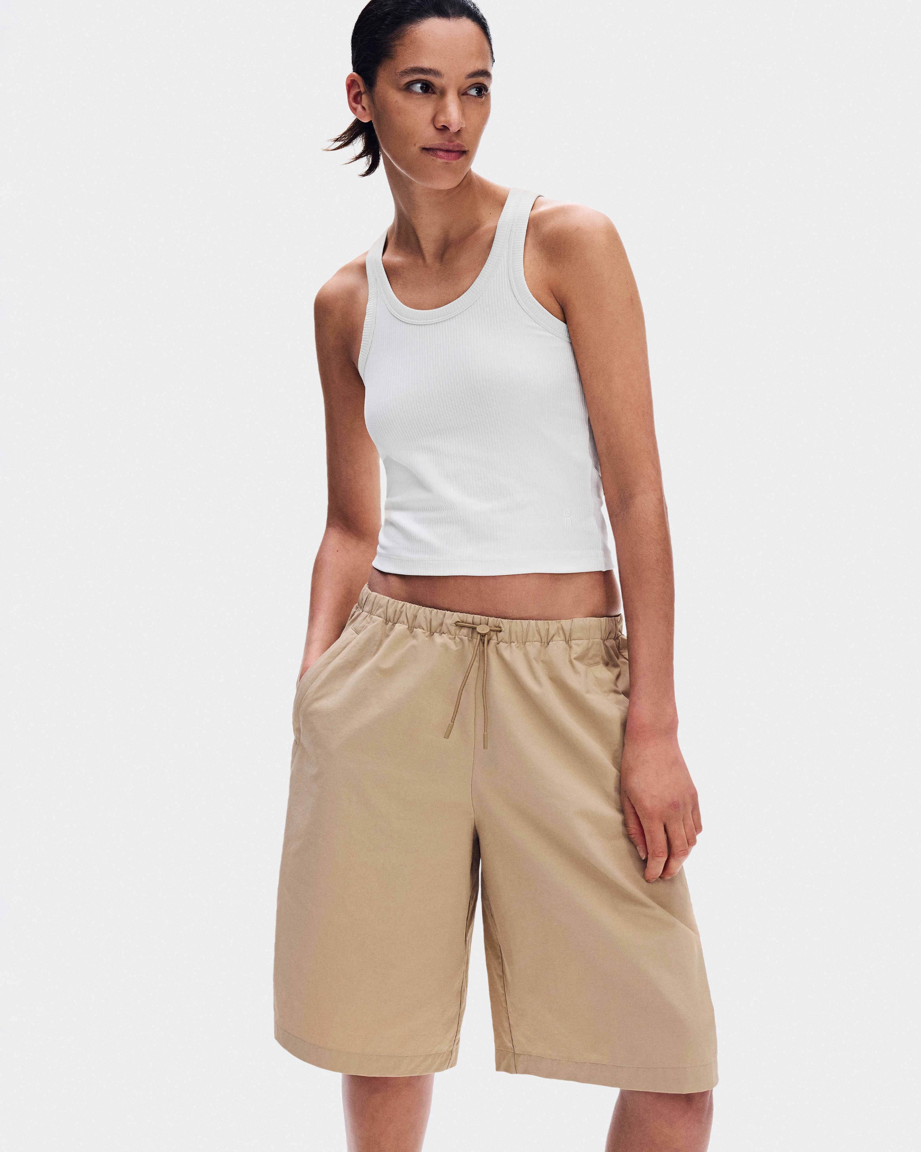 On Bermuda Shorts Kasha Femme Shorts