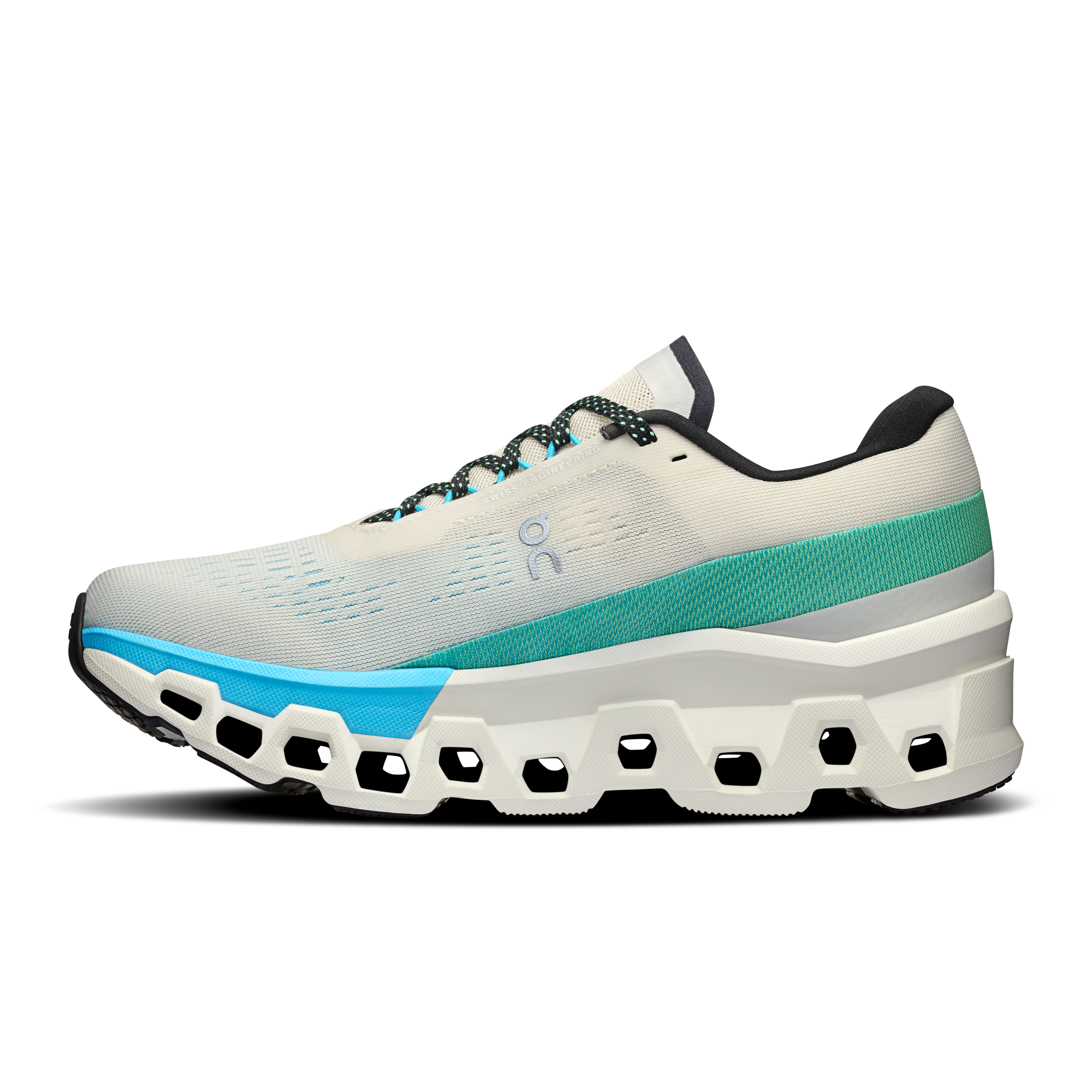 On Cloudmonster 2 Cream & Horizon Femme Running sur route Chaussures