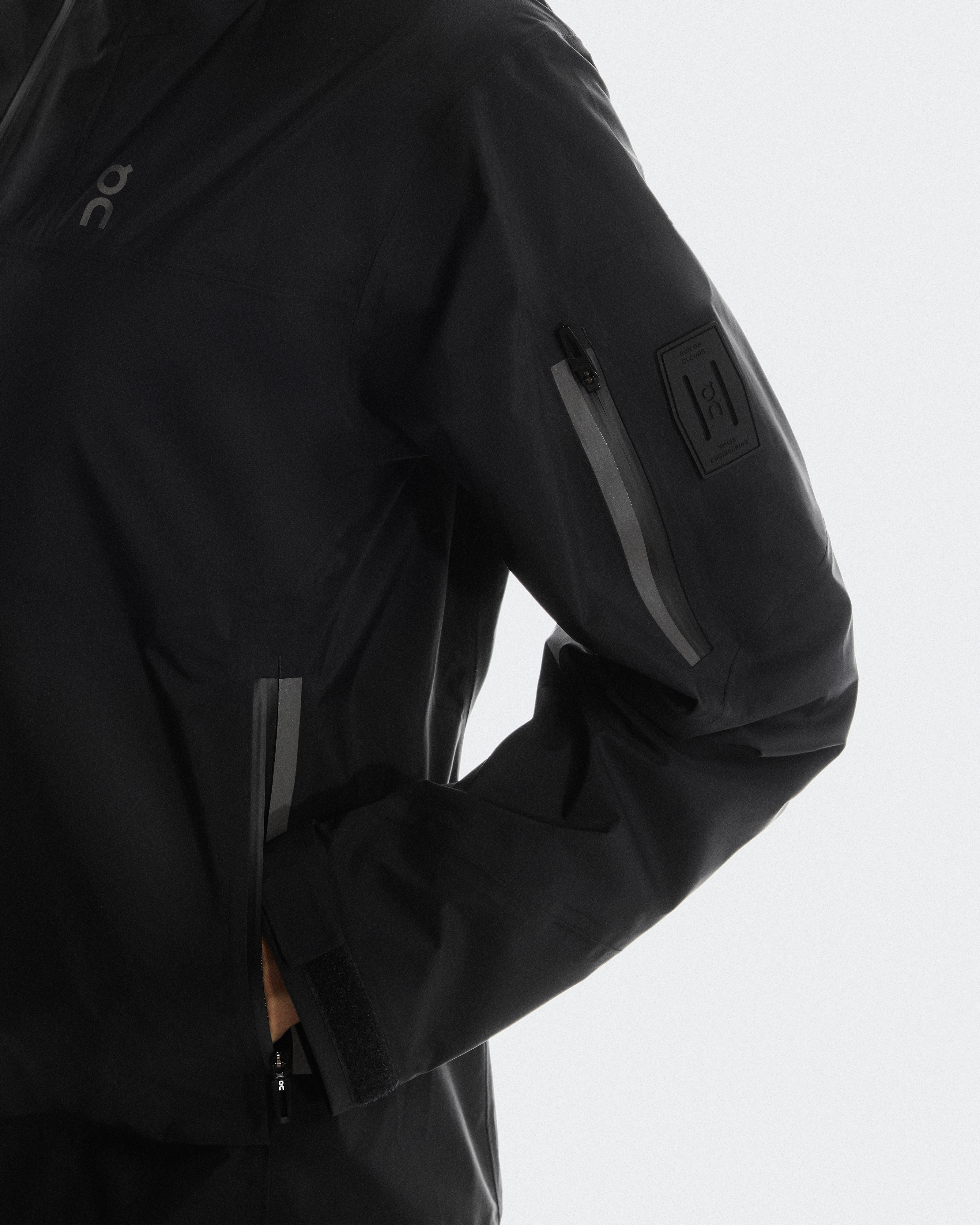 On Trek Jacket Black Femme Vestes