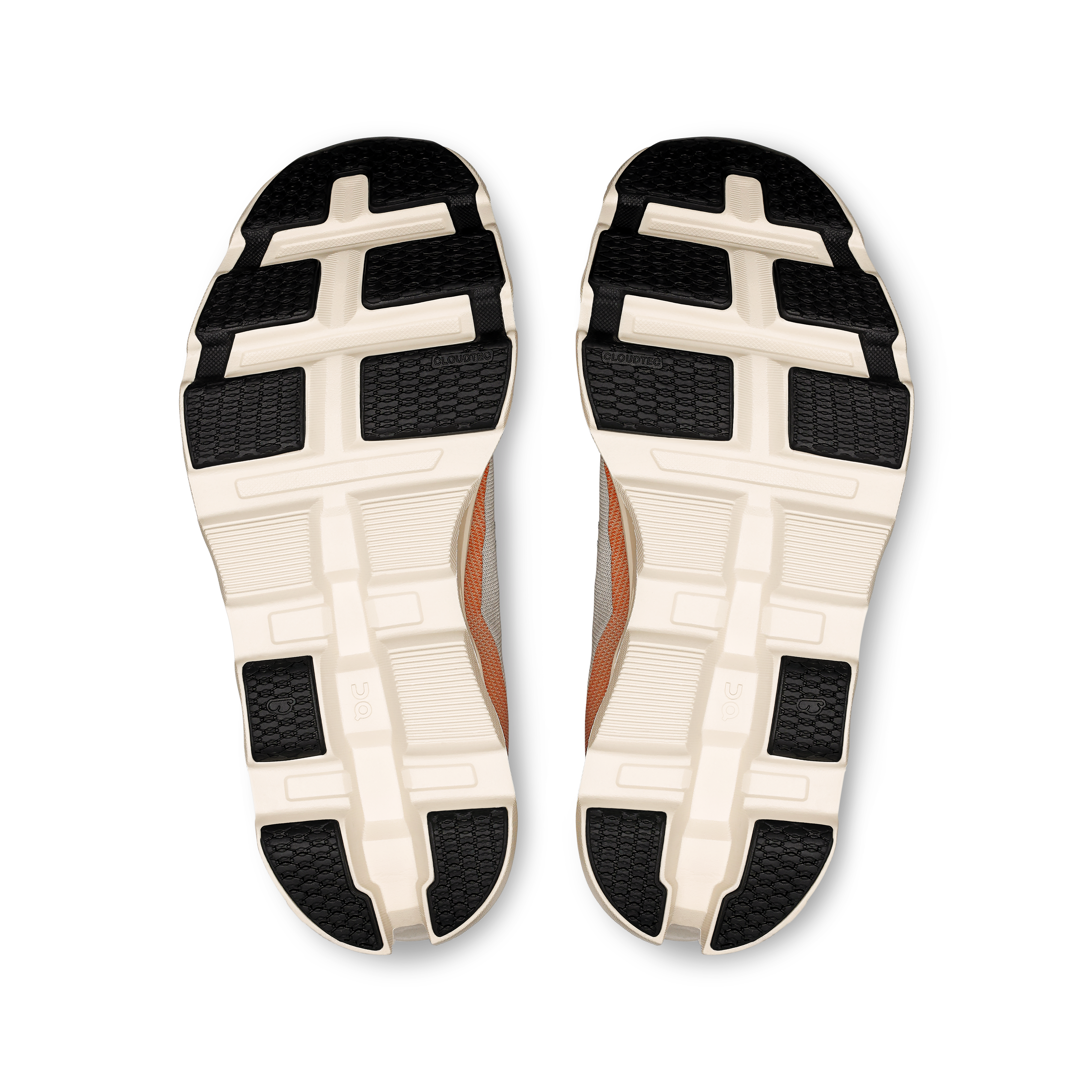 On Cloudmonster 2 Ivory & Tangerine Femme Running sur route Chaussures