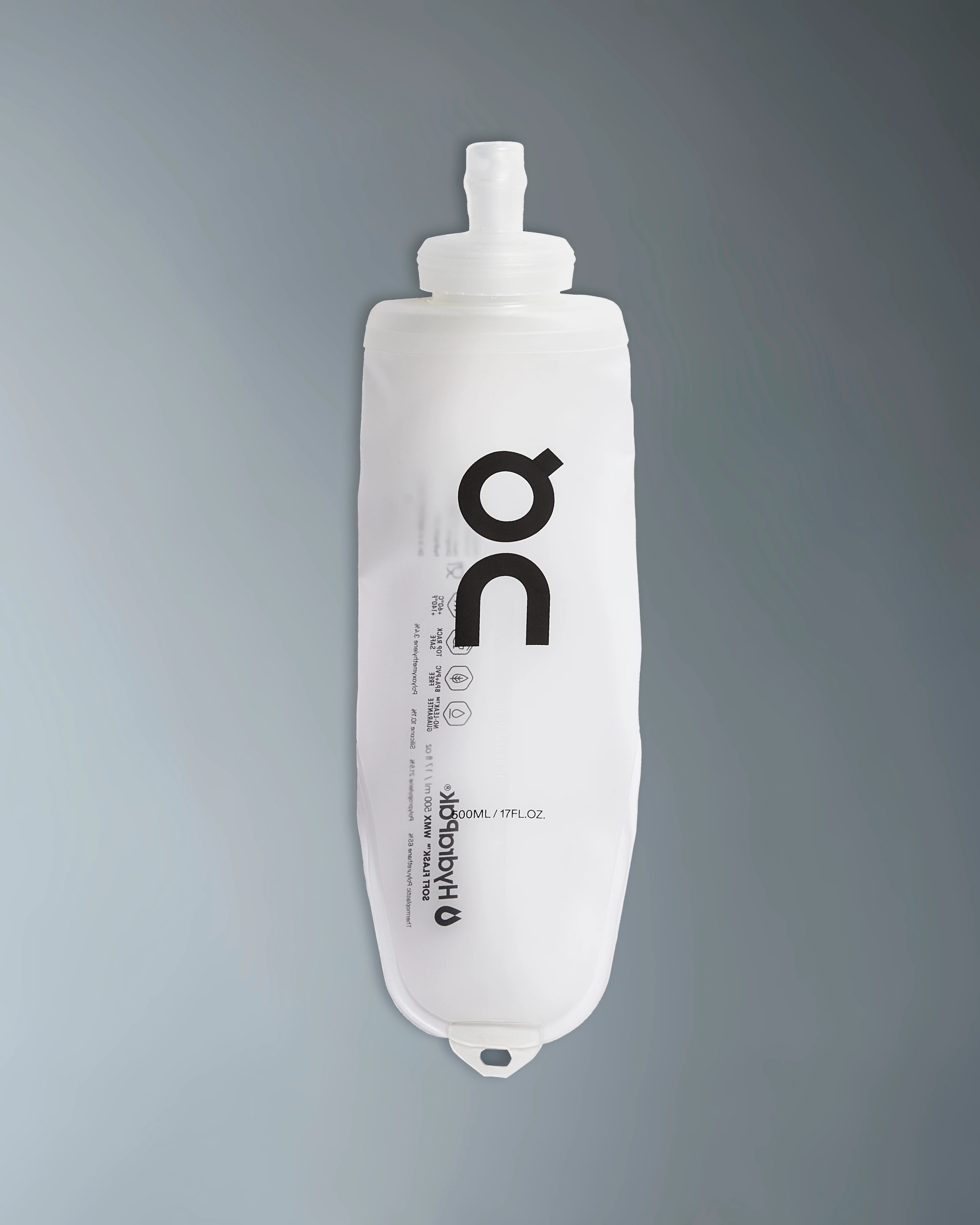 On Soft Flask 500ml Translucent & Black Unisexe Gourdes