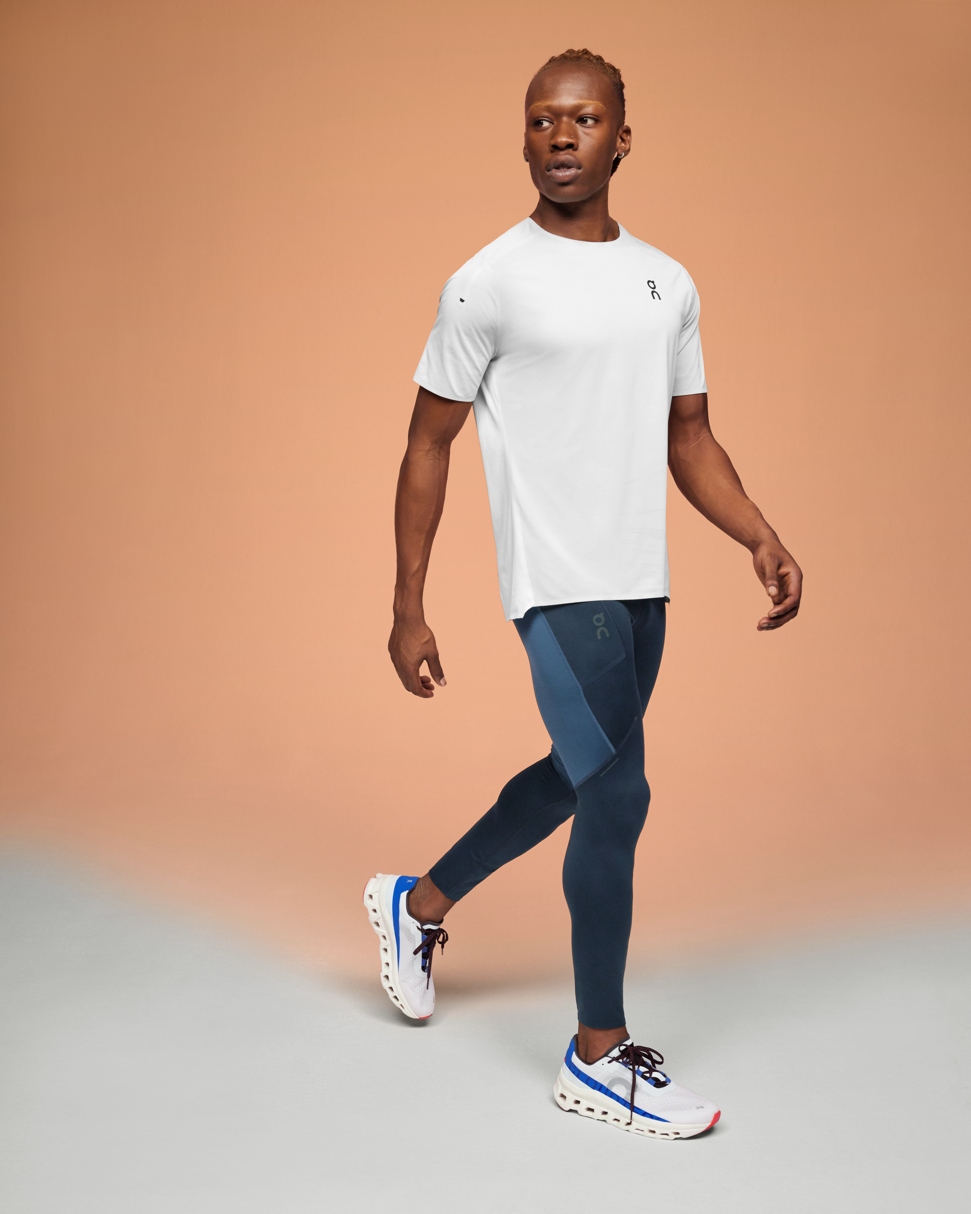 On Performance Tights Navy & Denim Homme Leggings