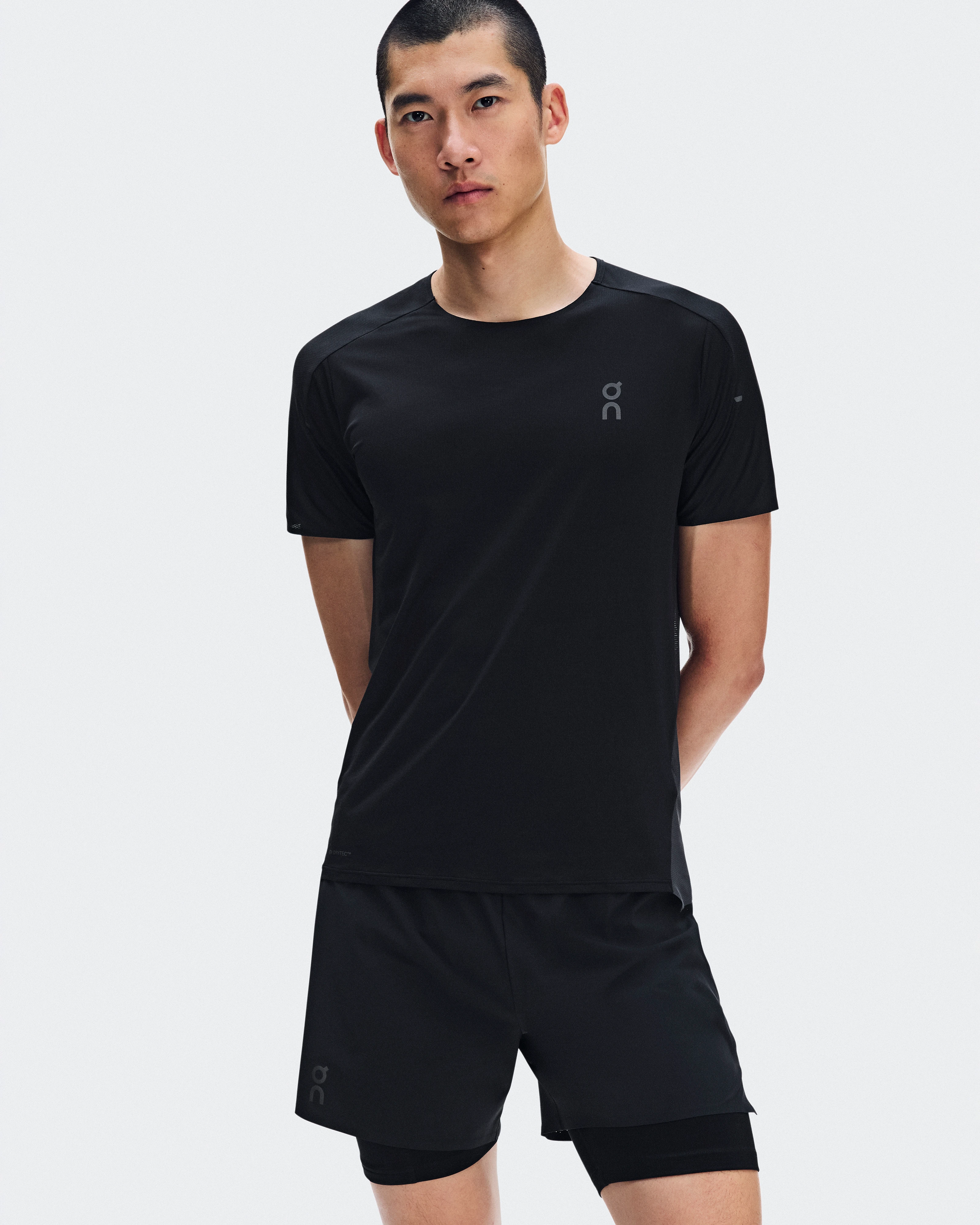 On Performance-T Black & Eclipse Homme Hauts et t-shirts