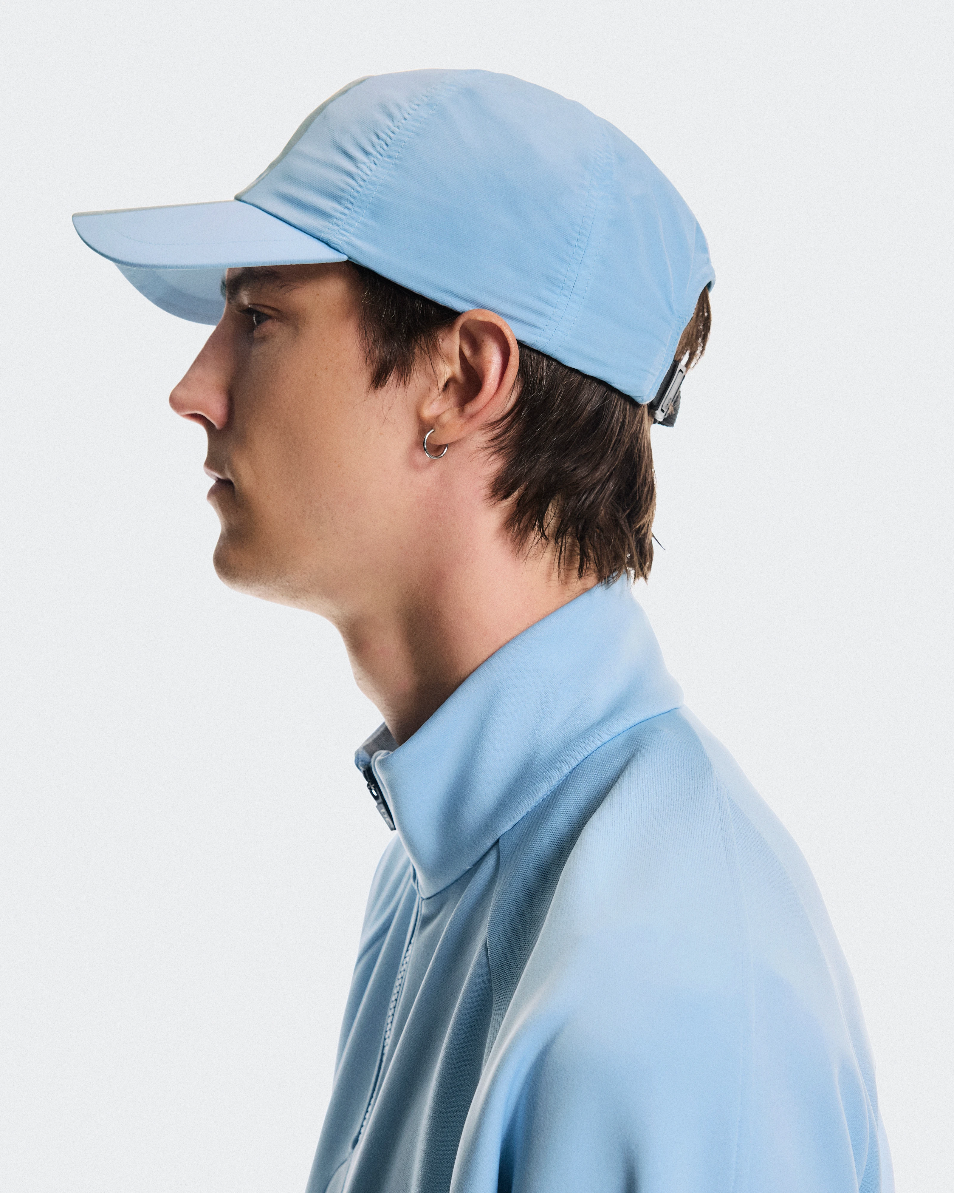 On On Cap IKON Chambray & White Unisexe Chapeaux