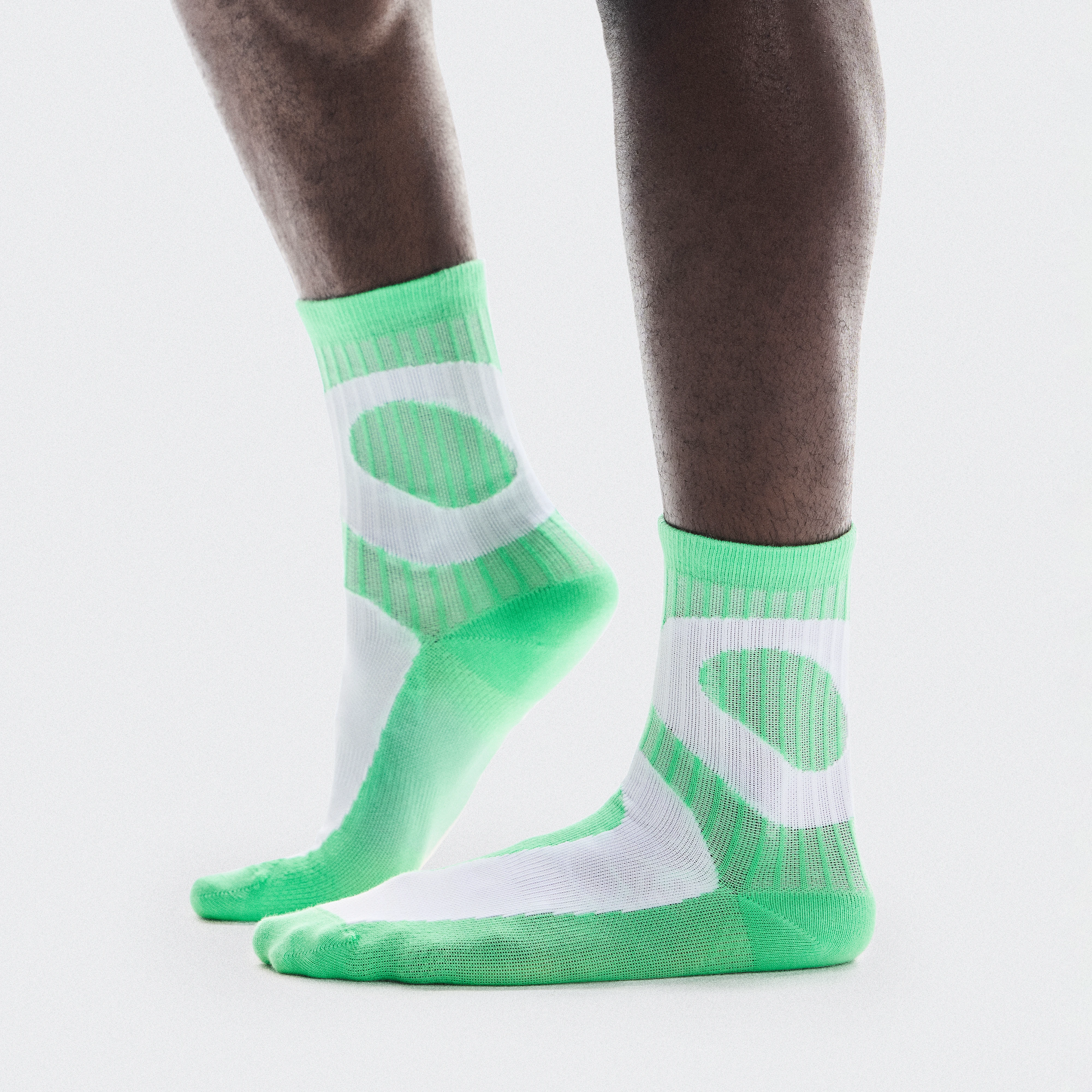 On Liquid Logo Sock High 2P Tempest & Honeydew Unisexe – Quotidien, ultra-douces, design graphique Chaussettes