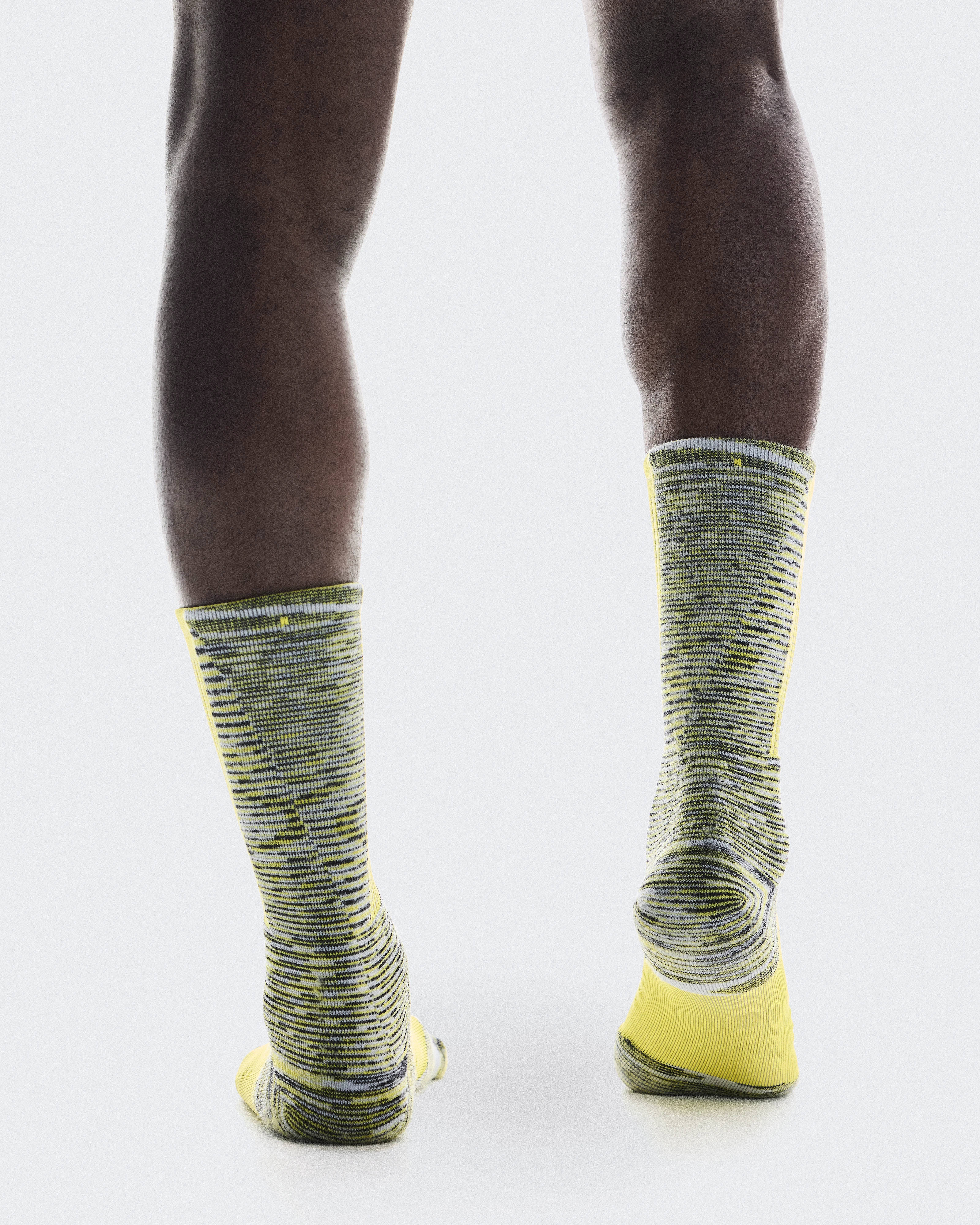 On Explorer Merino Sock Lime & Glacier Femme Chaussettes