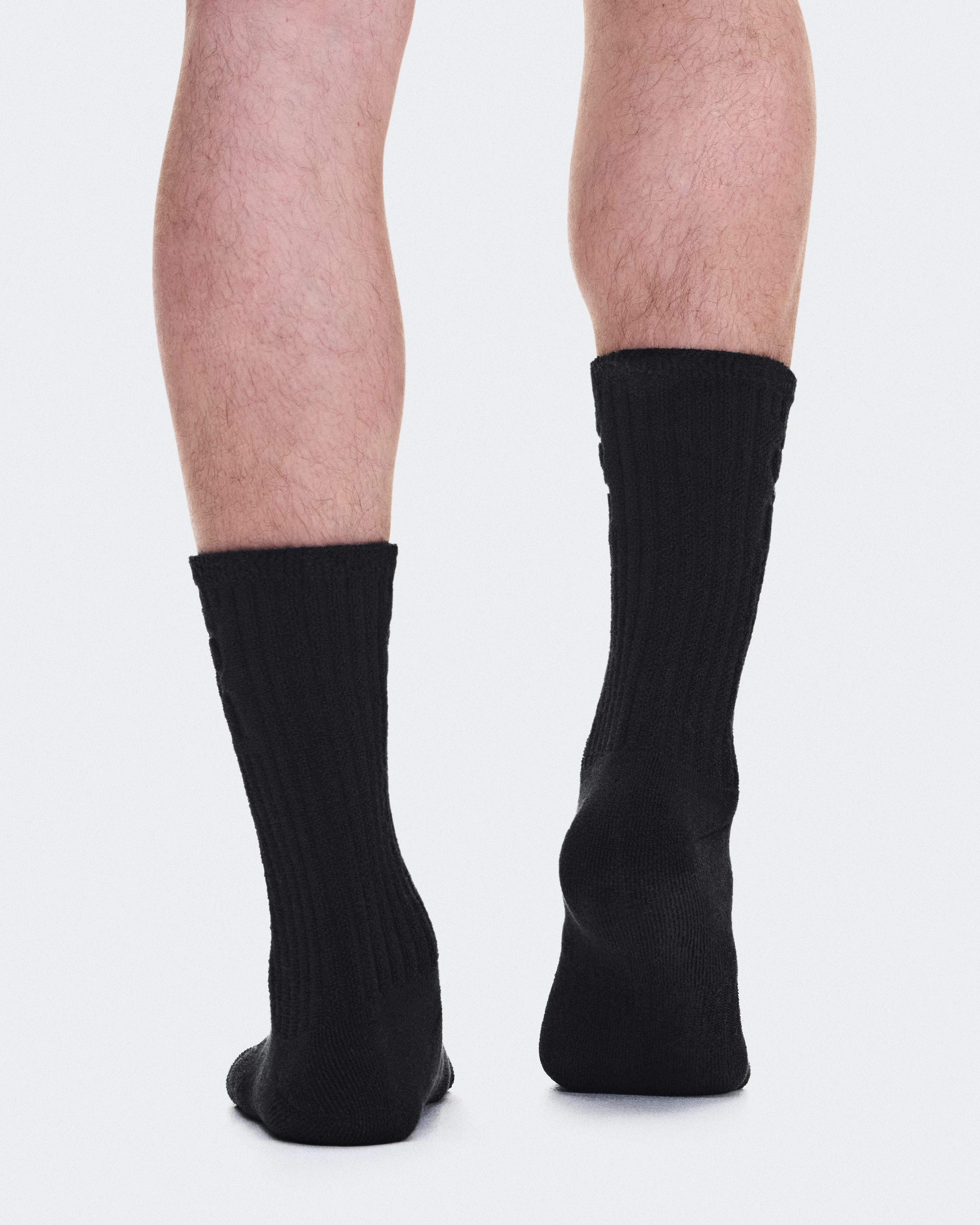 On Terry Sock High Black Unisexe Chaussettes