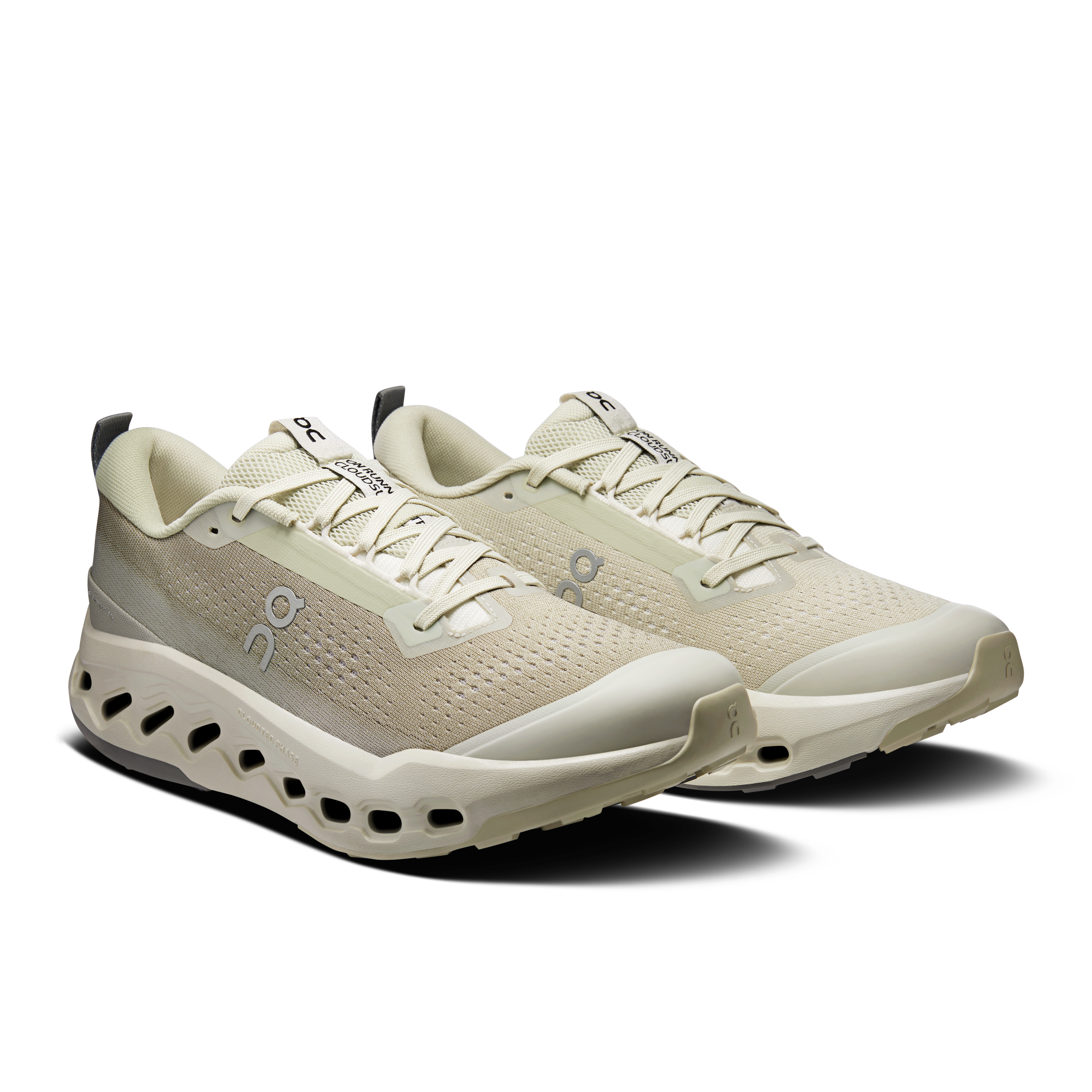 On Cloudsurfer Trail 2 Chalk & Ghost Homme Running de trail Chaussures