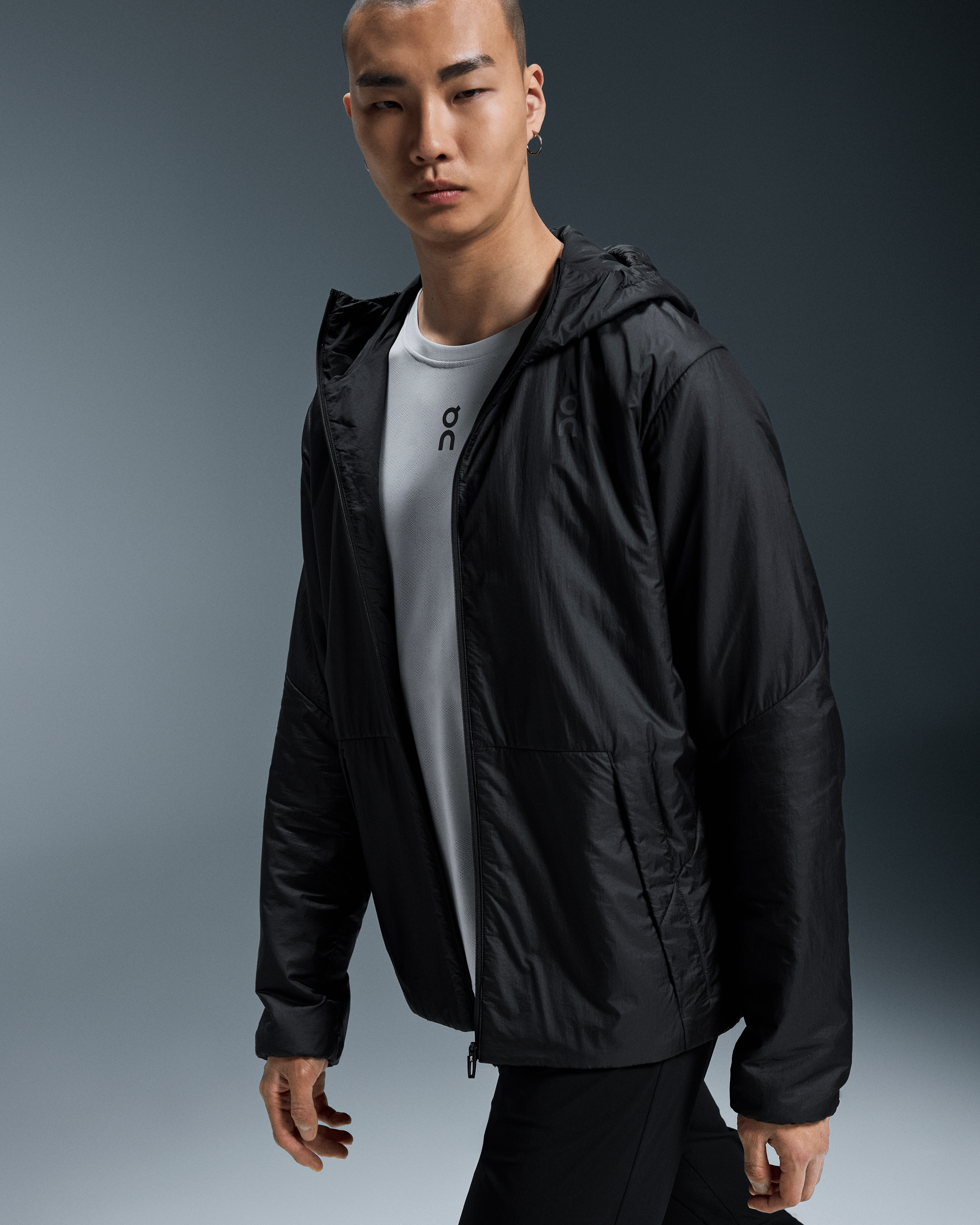 On Trek Jacket Insulated Black Homme Vestes