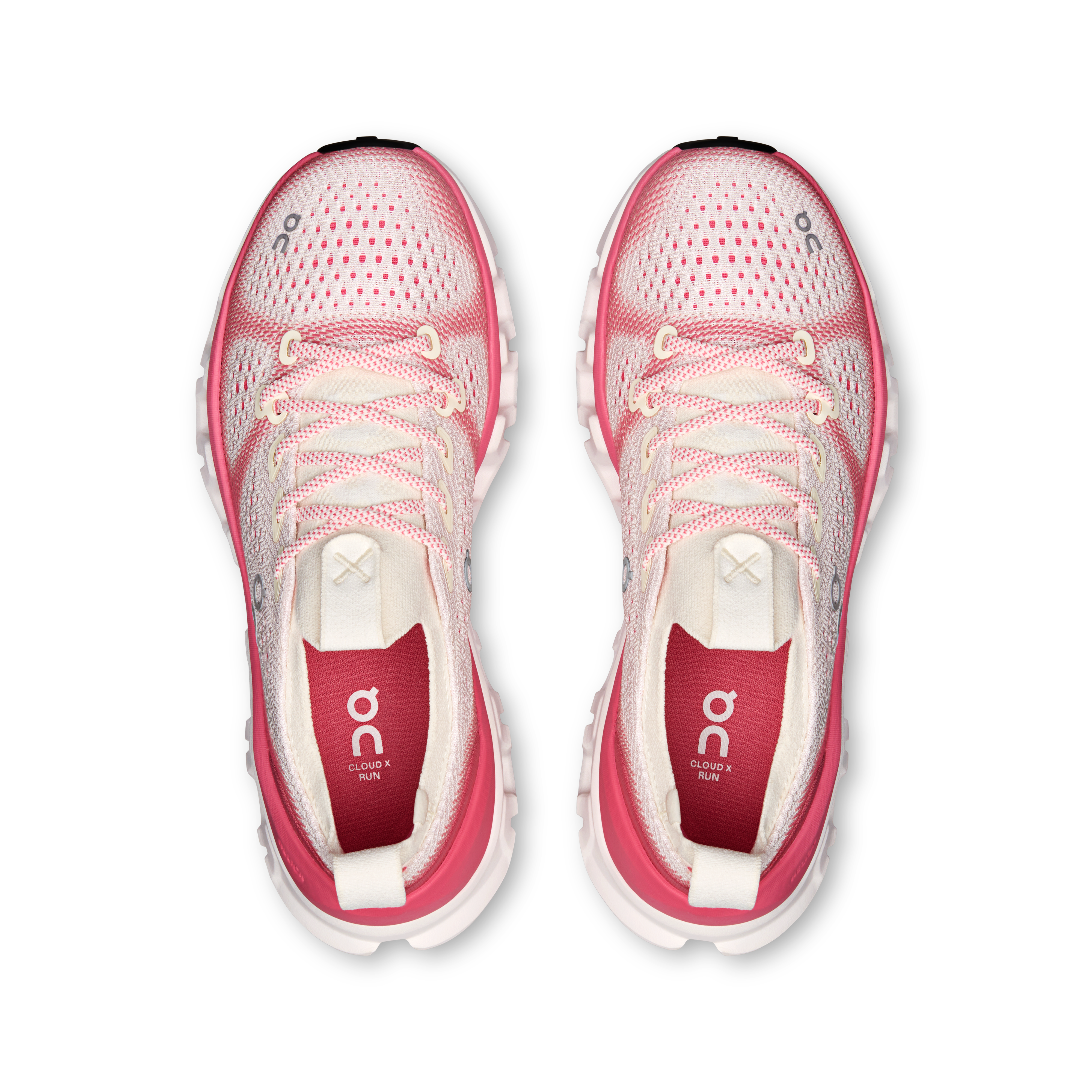 On Cloud X Tempo Ivory & Camellia Femme – Training, gym, multisport Chaussures