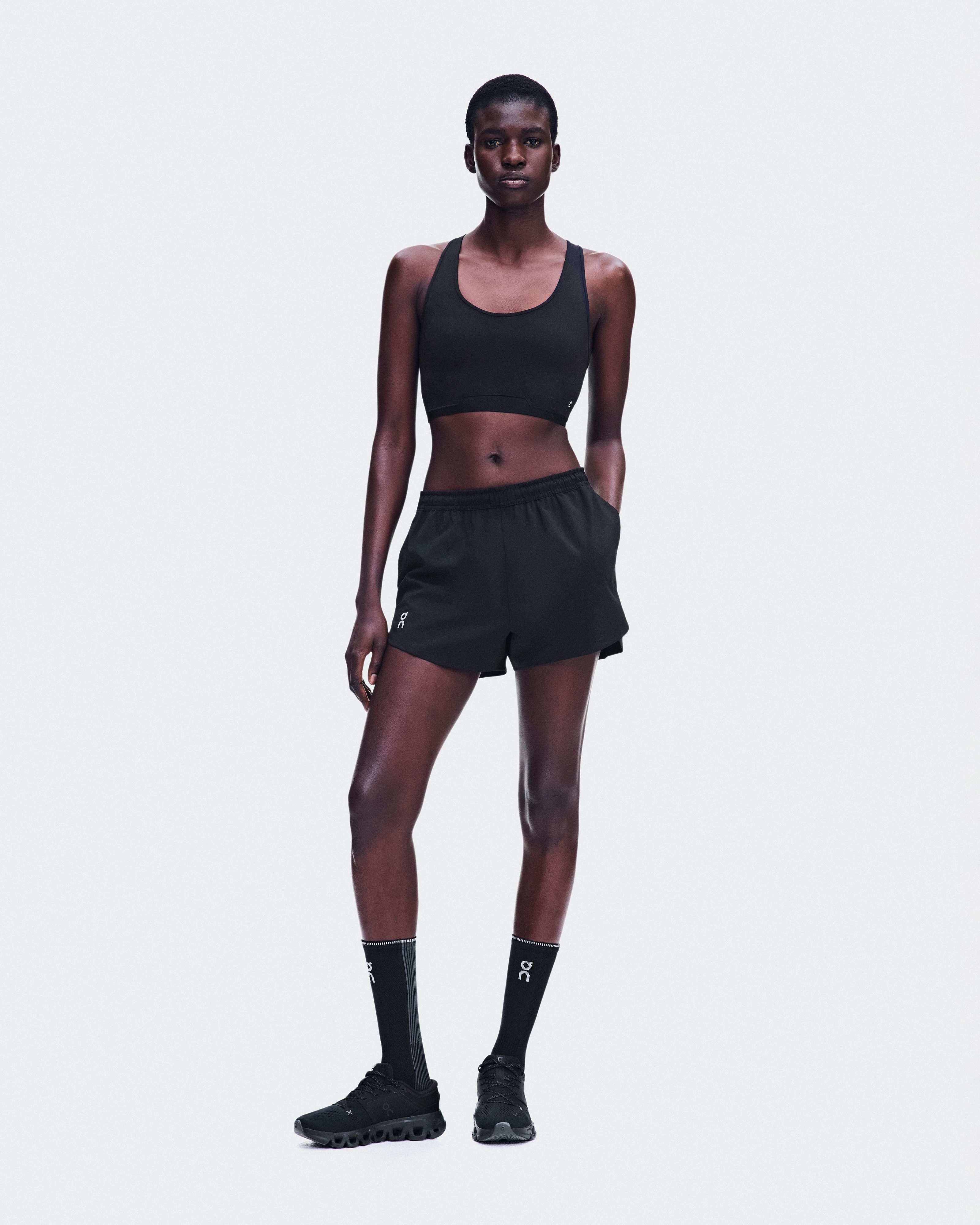 On Train Shorts 3" Black Femme Shorts