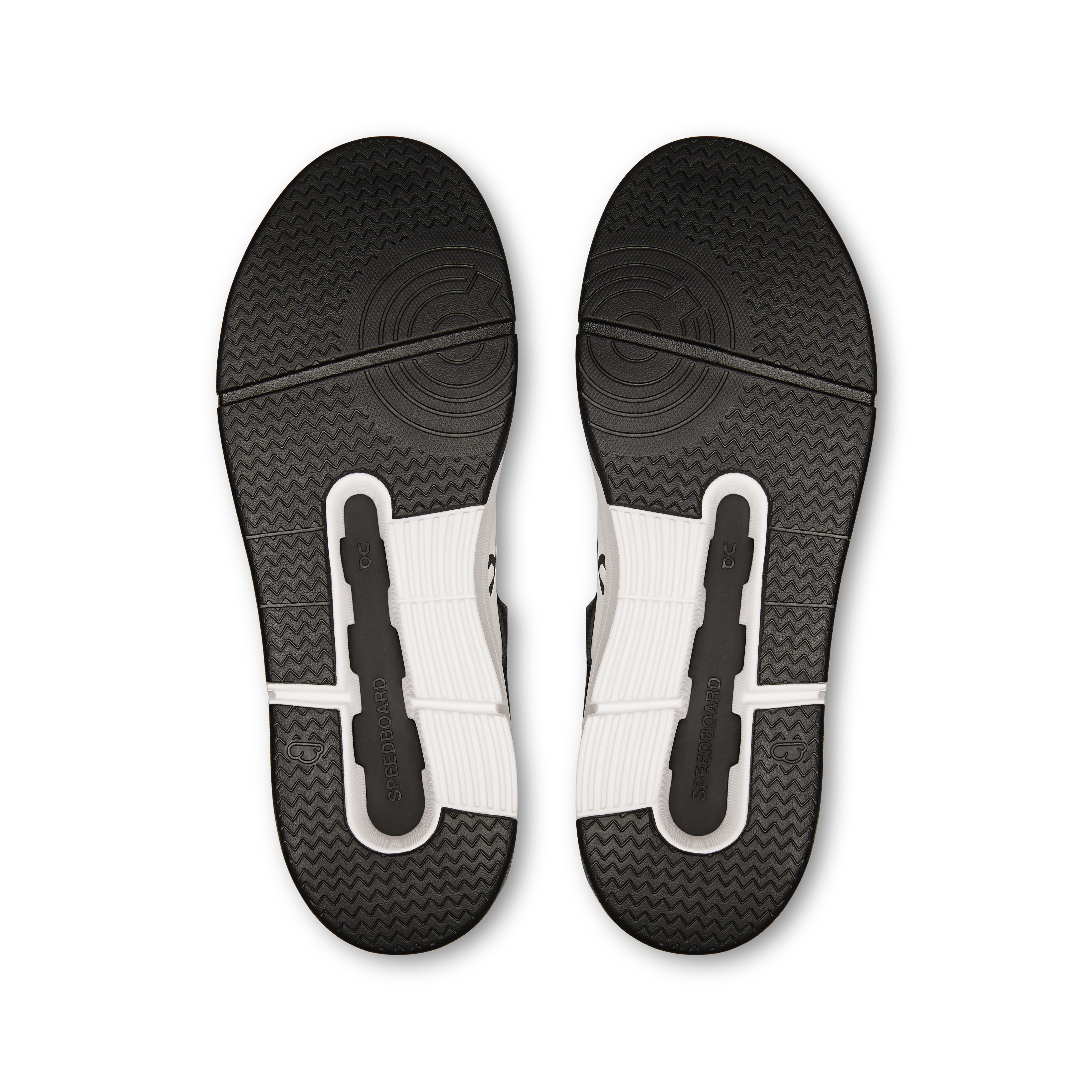 On THE ROGER Clubhouse White & Black Femme Tennis Chaussures