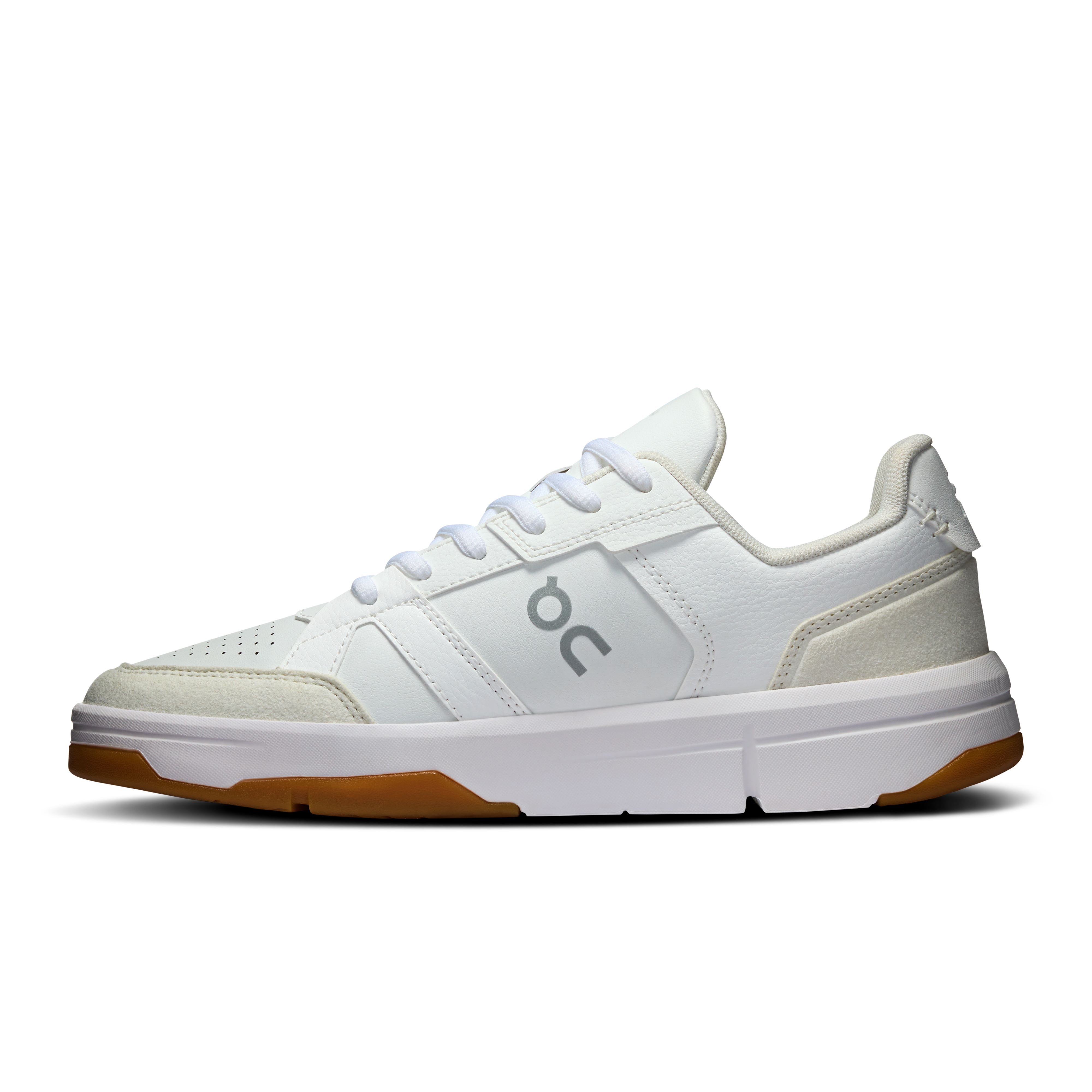 On THE ROGER Clubhouse White & Ivory Femme Tennis Chaussures