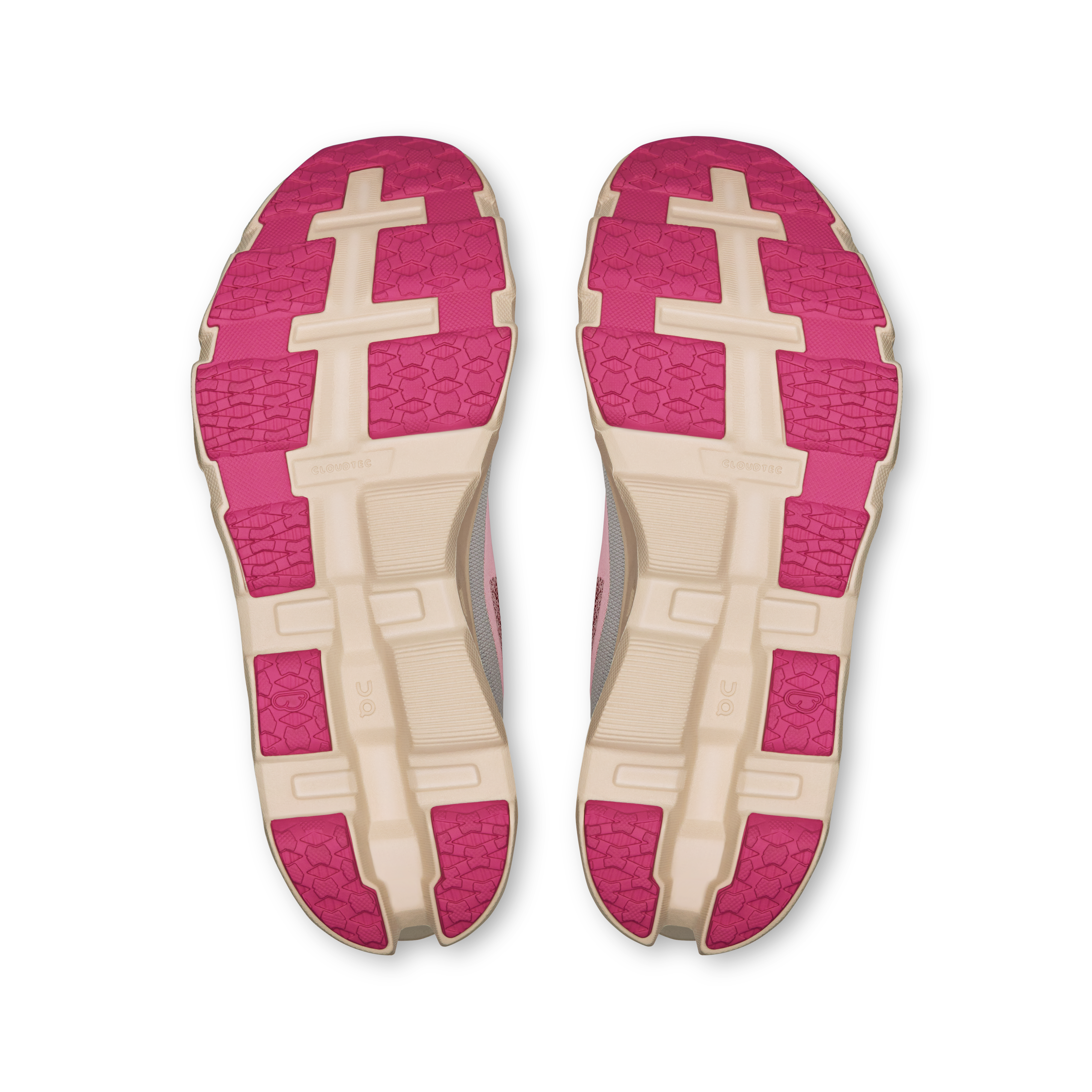 On Cloudmonster Hyper Red & Cream Femme Running sur route Chaussures